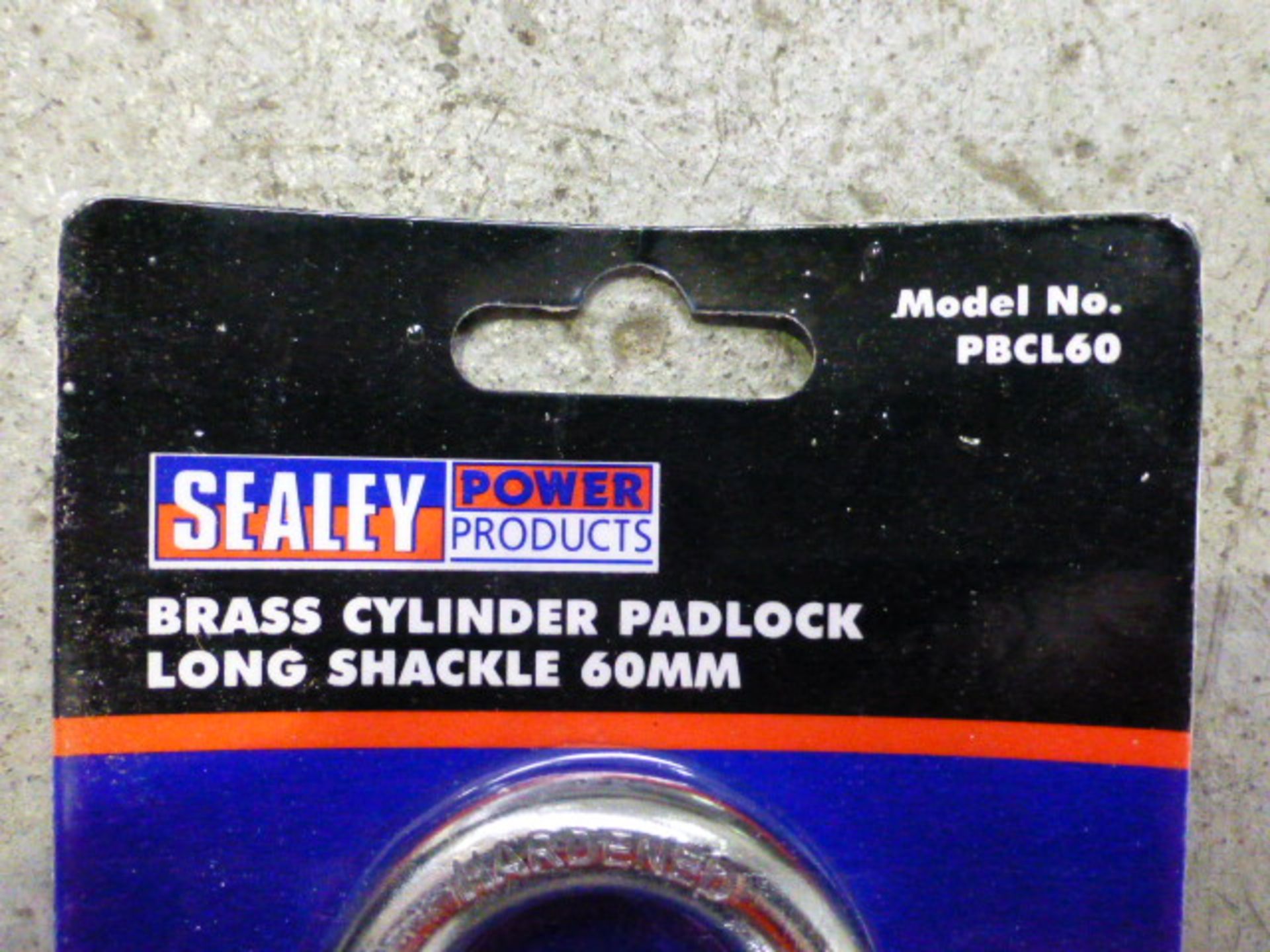 6 x Sealey Long Shackle Padlocks P/No PBCL60 - Bild 3 aus 3