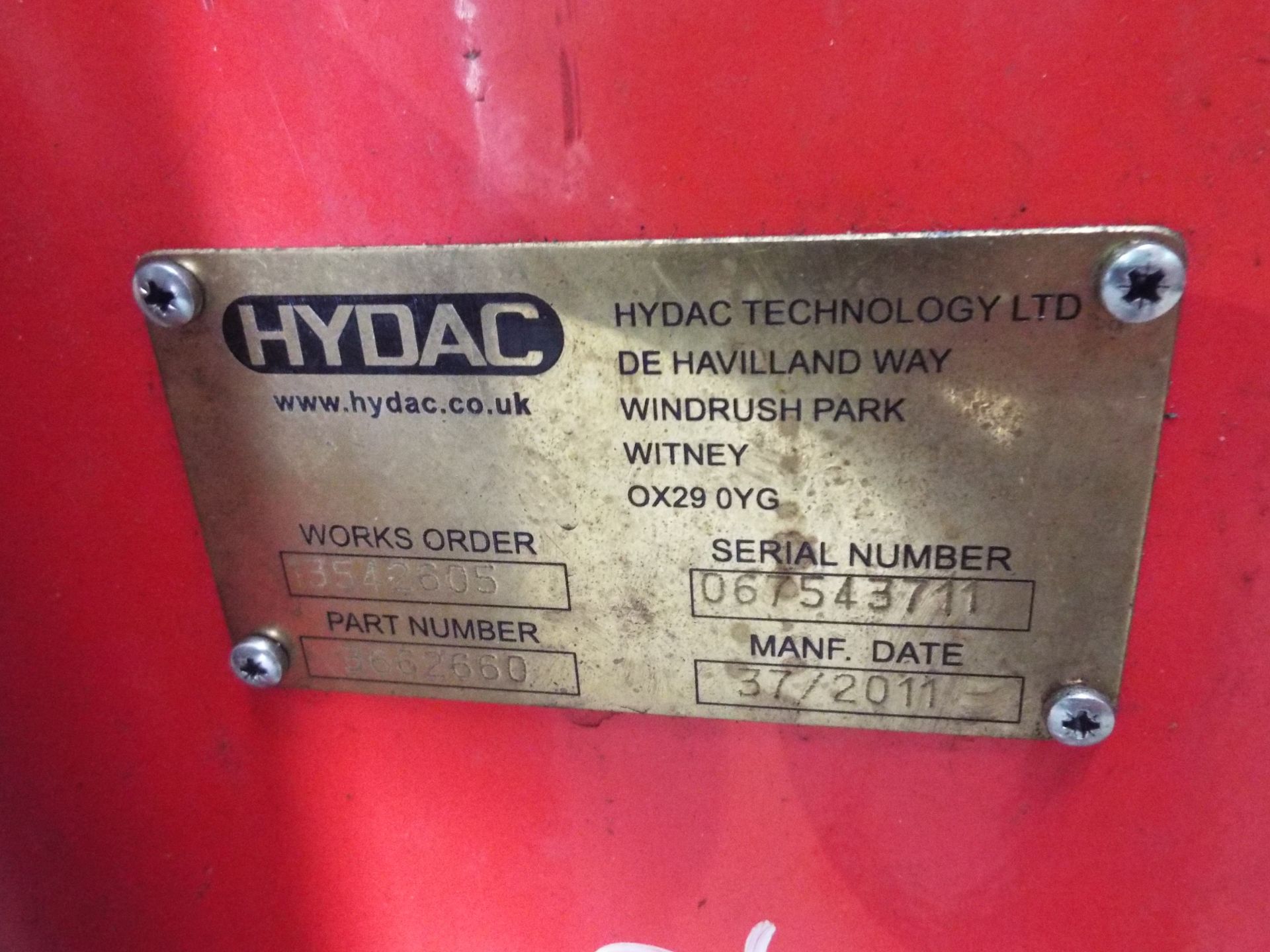 Hydac Hydraulic Pump/Filtration Trolley - Image 10 of 10
