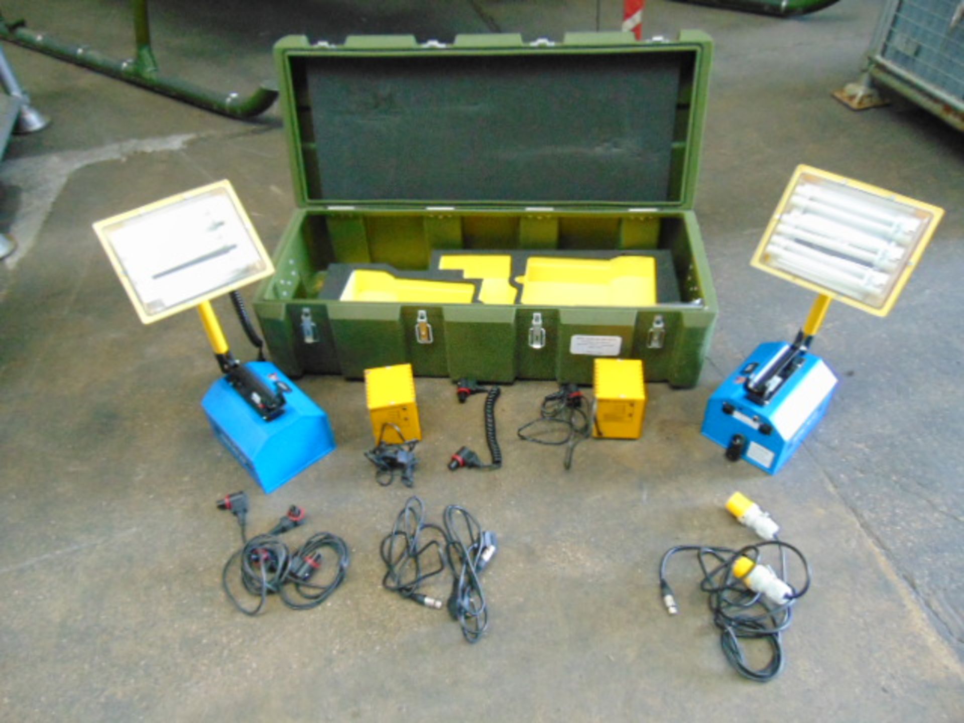 Supalite K9 Twin Portable Lighting Unit Kit in Transit Case