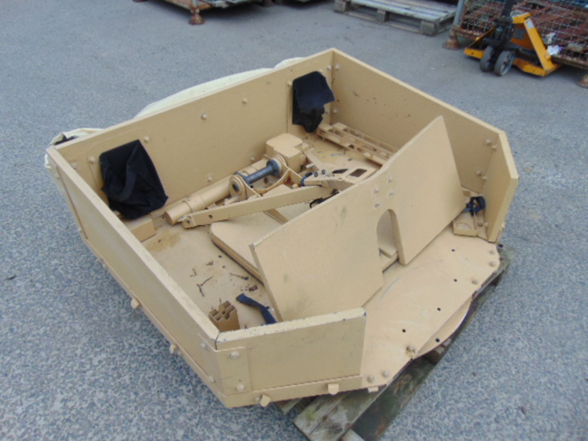 Armoured Vehicle Weapon Turret Assembly with Cover