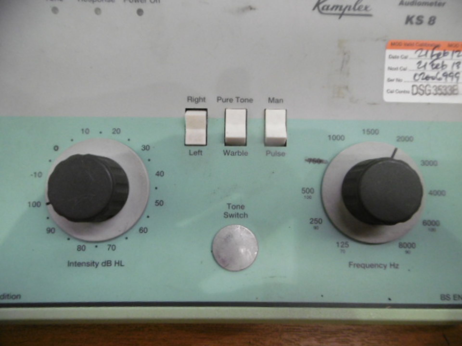 Kamplex KS8 Screening Audiometer - Image 3 of 15