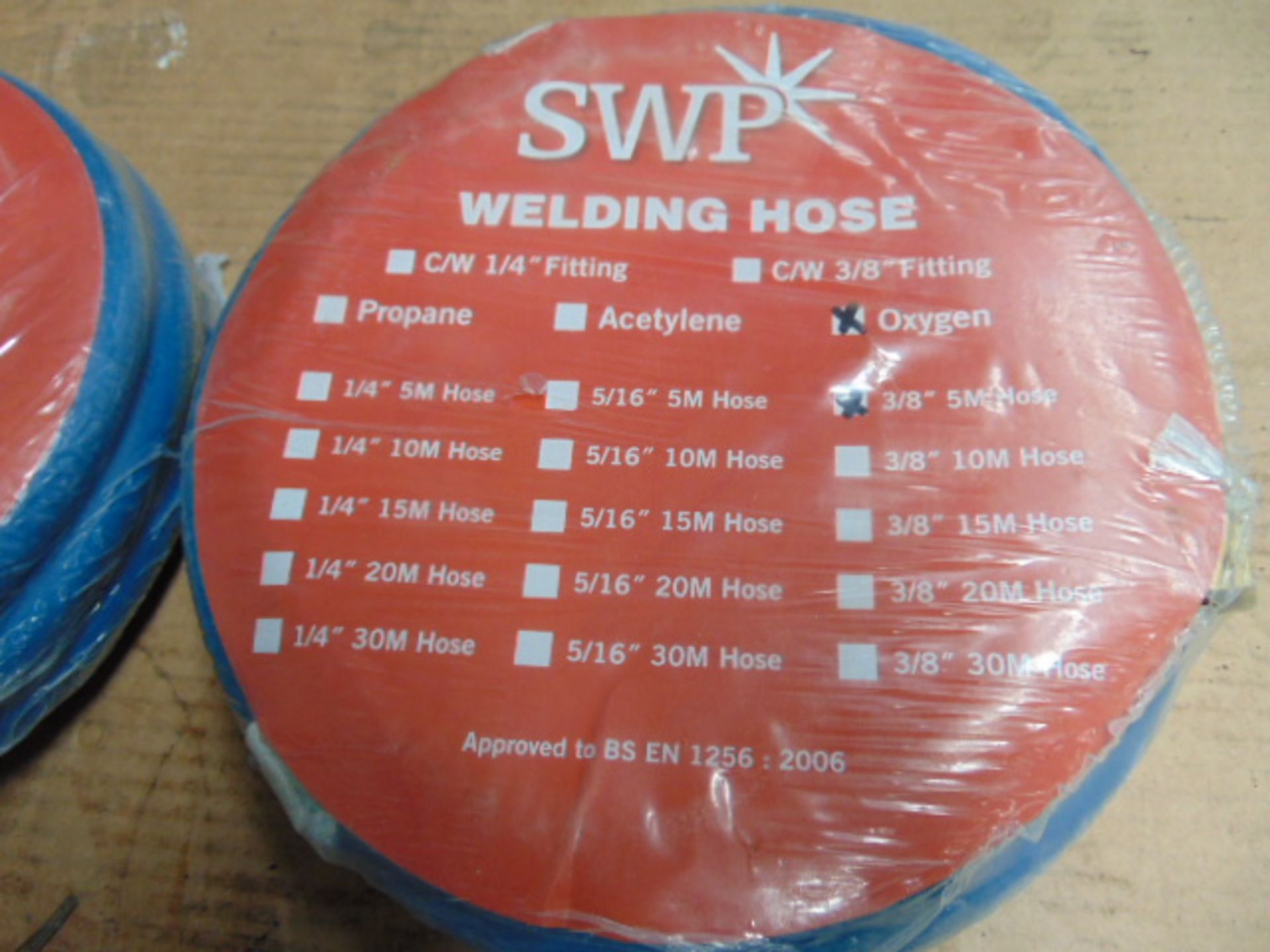 4 x SWP 3/8" 5m Oxygen Welding Hoses - Image 4 of 5