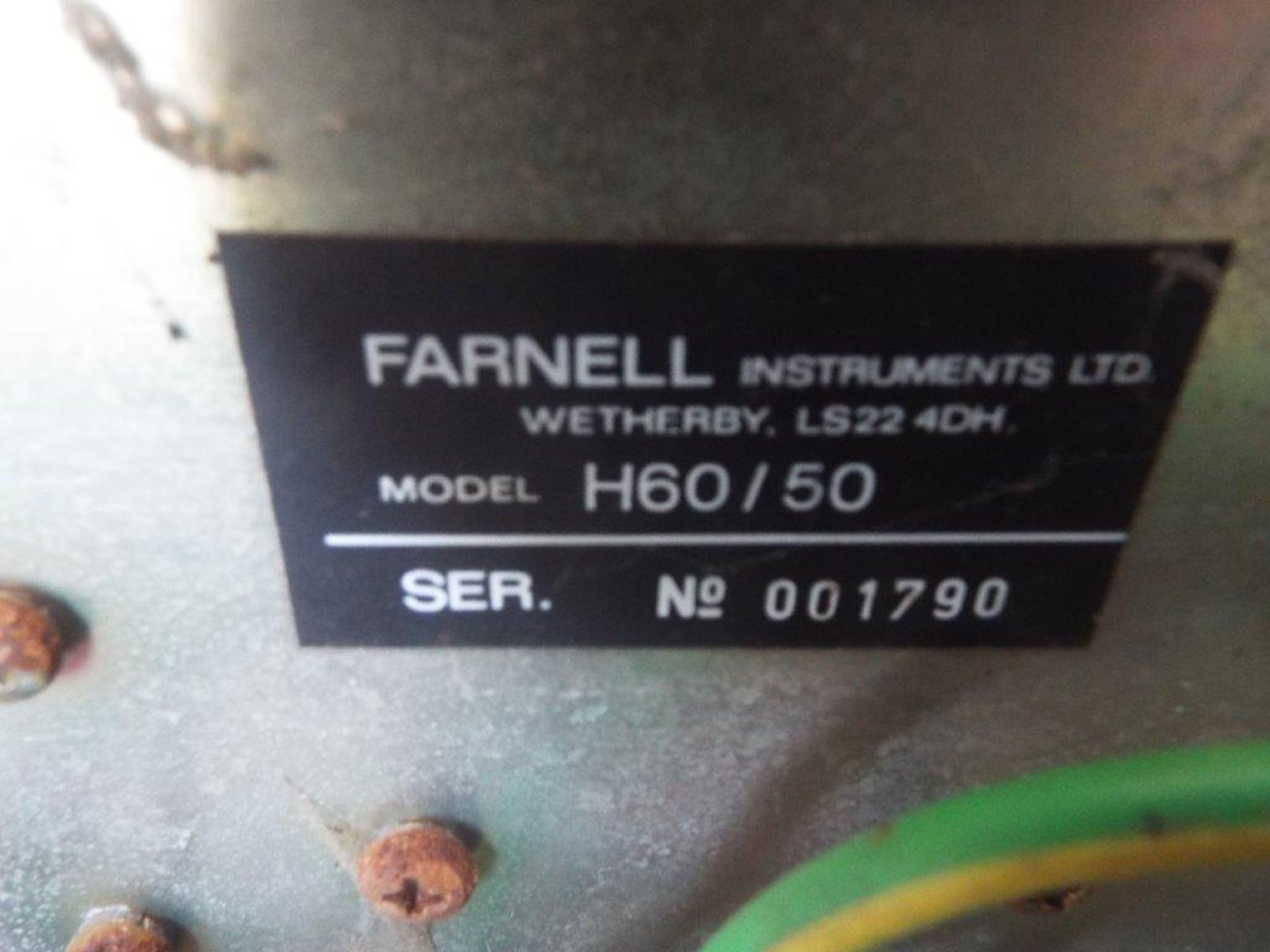 Farnell H50/60 Stabilised Power Supply - Image 5 of 6