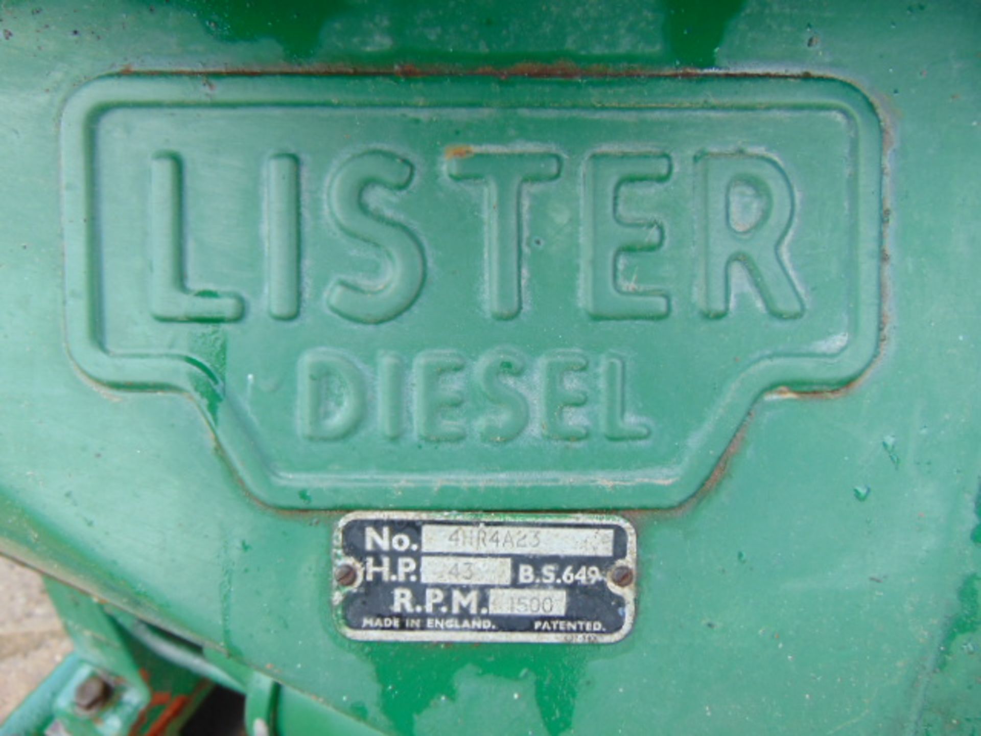 Skid Mounted Lister Petter 34.4 KVA 3 Phase Diesel Generator Set - Bild 13 aus 18