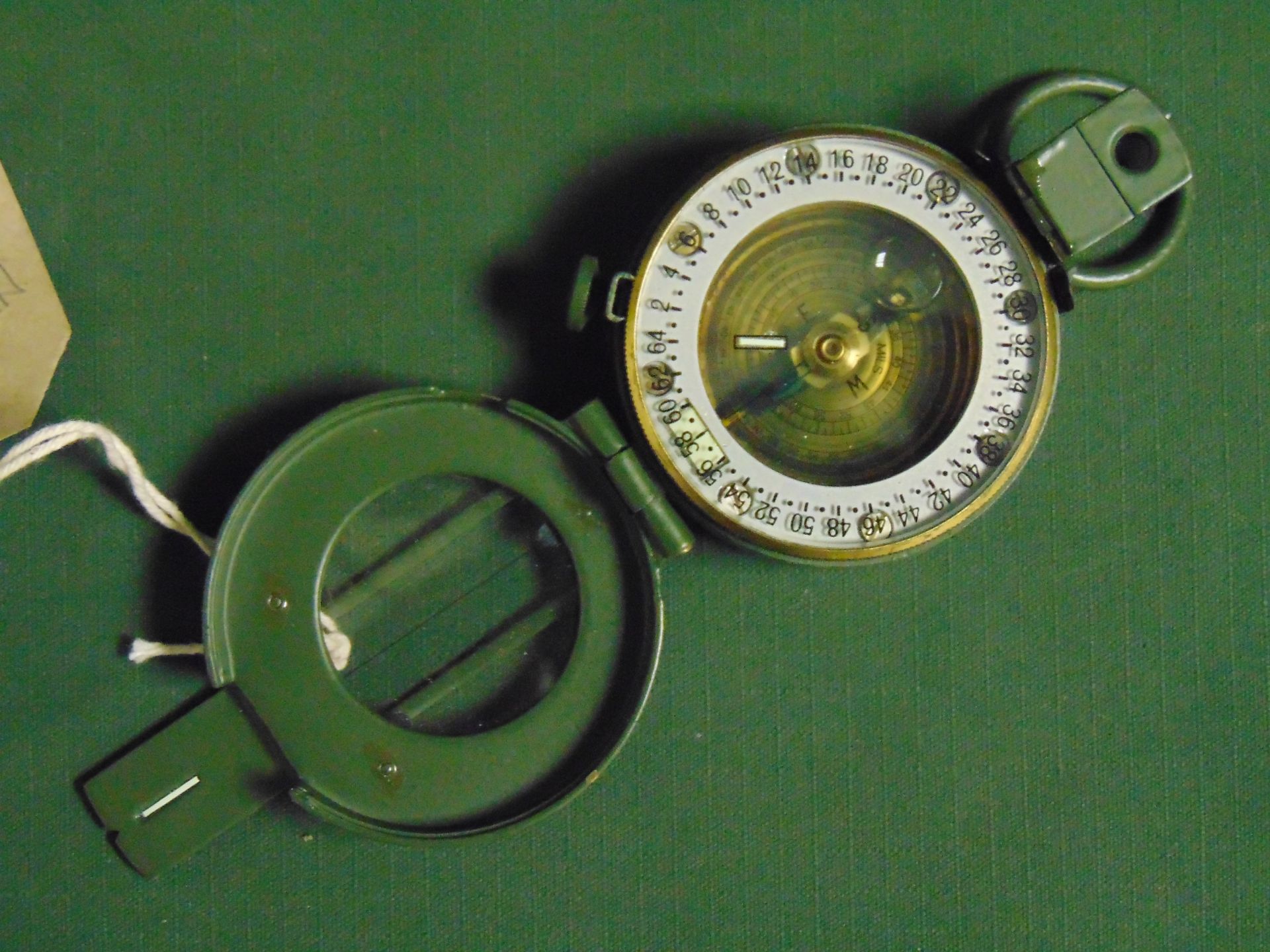 Unissued Stanley Prismatic Marching Compass