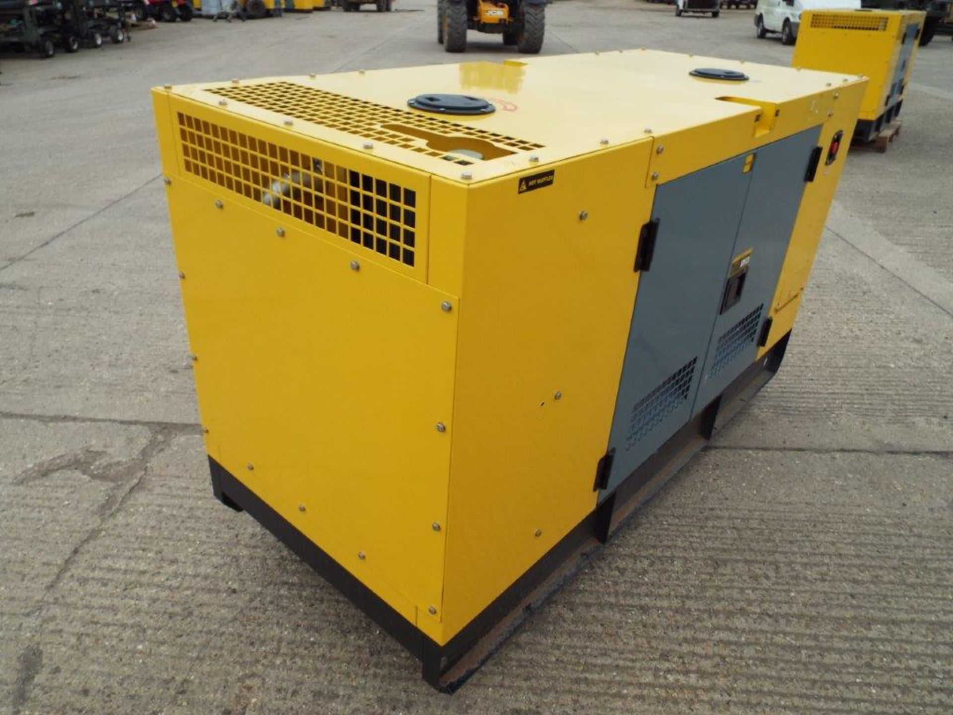 UNISSUED WITH TEST HOURS ONLY 30 KVA 3 Phase Silent Diesel Generator Set - Image 4 of 20