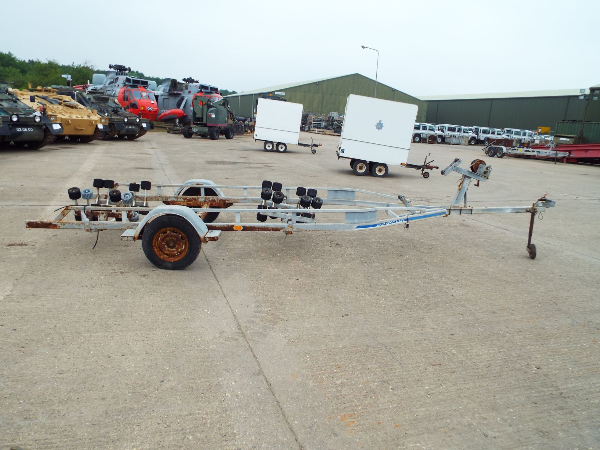 Hallmark Super Roller Coaster 9 Single Axle Boat / Rib Trailer - Image 8 of 18