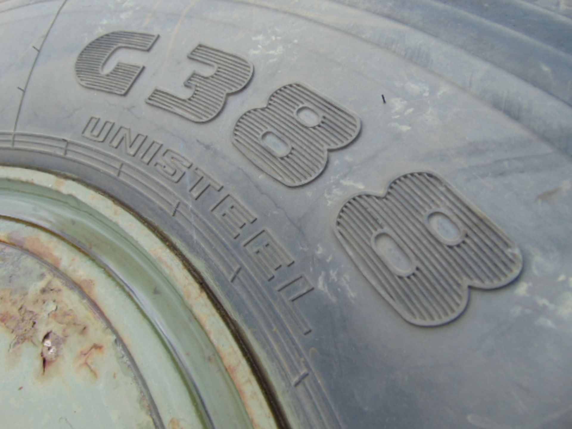 4 x Goodyear G388 12.00 R20 Tyres complete with 8 Stud Rims - Image 4 of 10