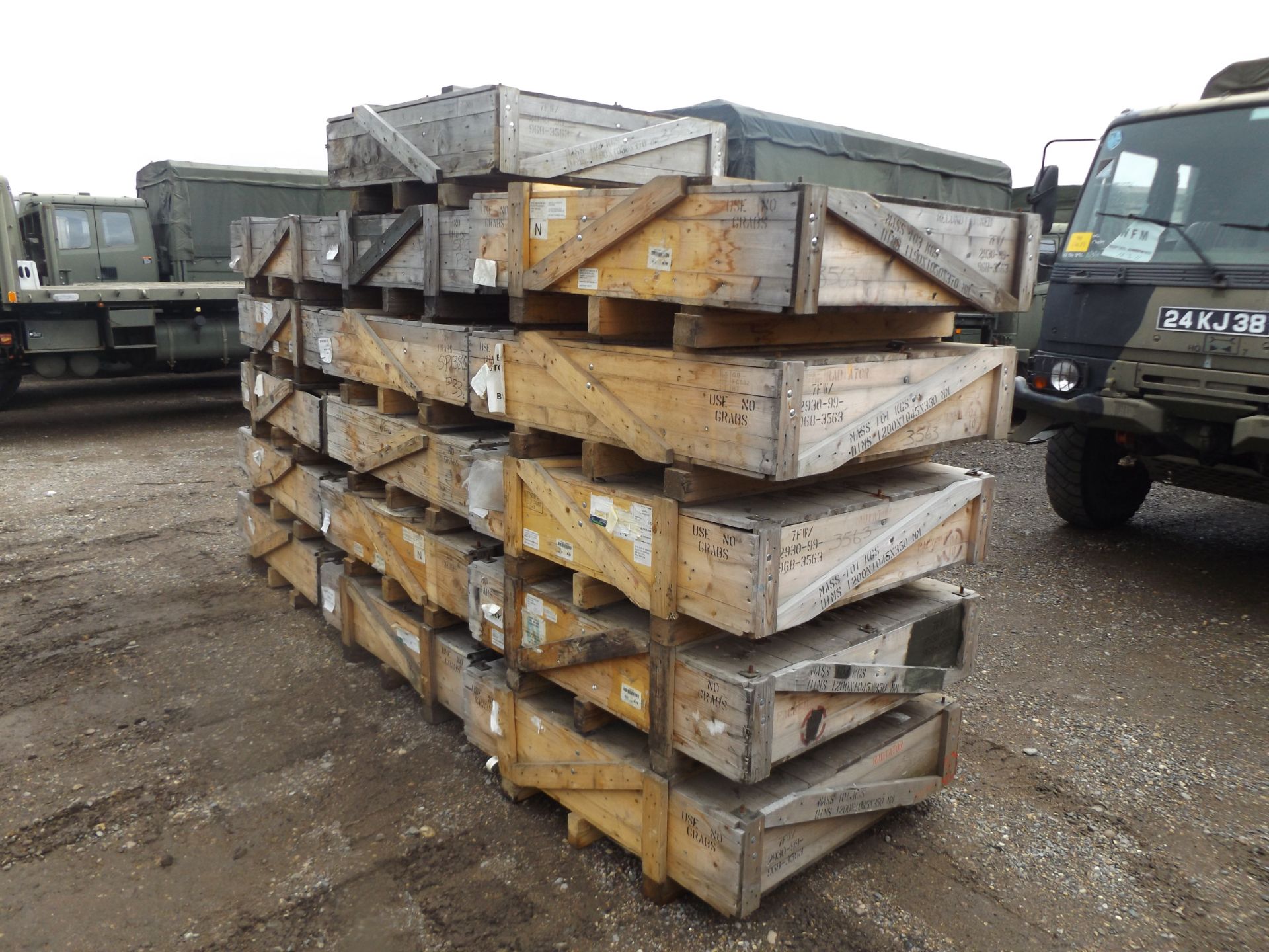 16 x Large Wooden Packing Crates