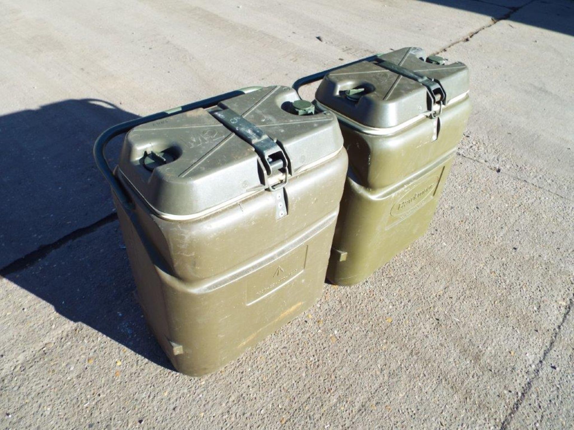 2 x British Army Norwegian Food and Drinks Container/Cooler