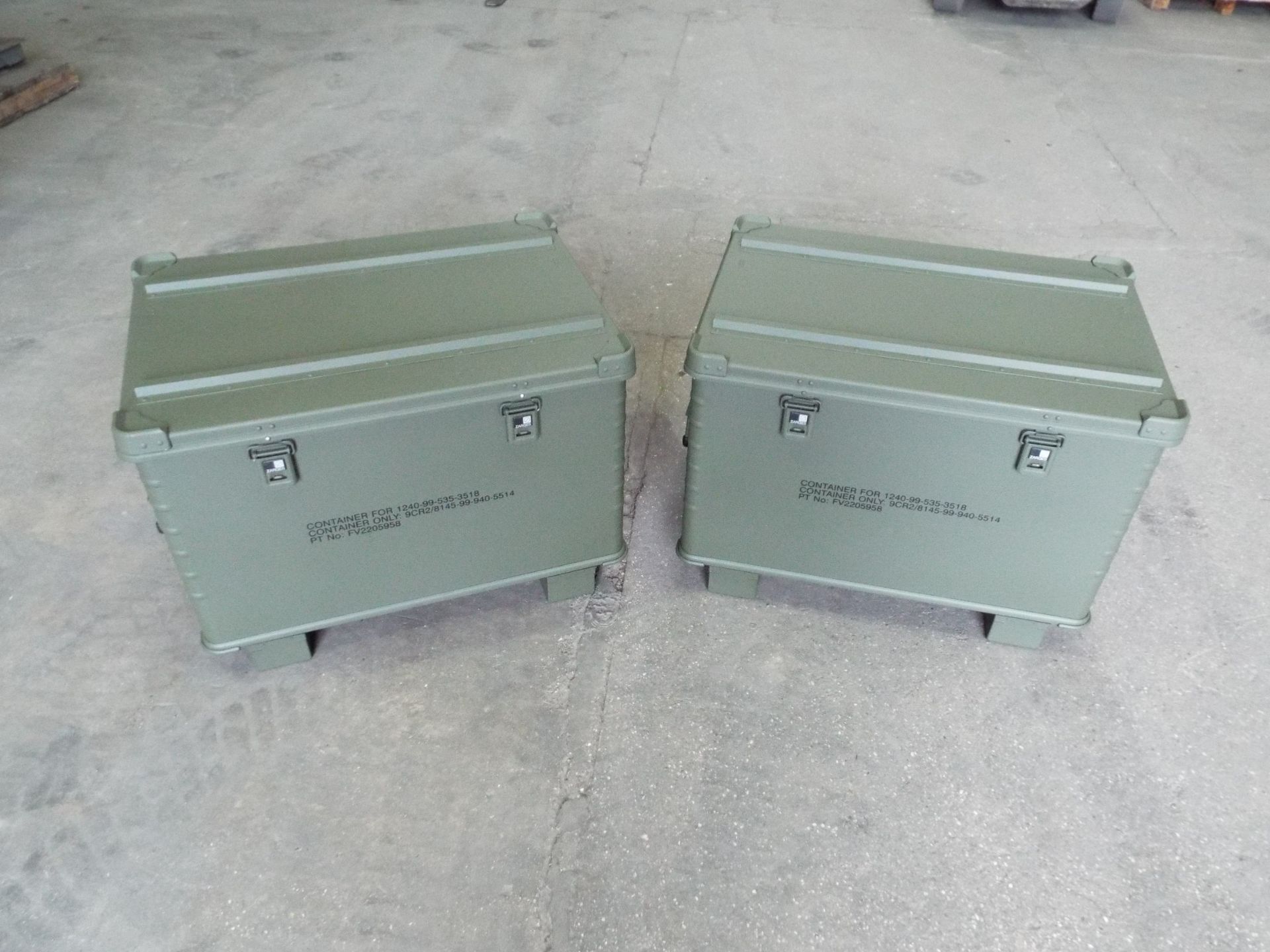 2 x Unissued Heavy Duty Zarges Aluminium Case