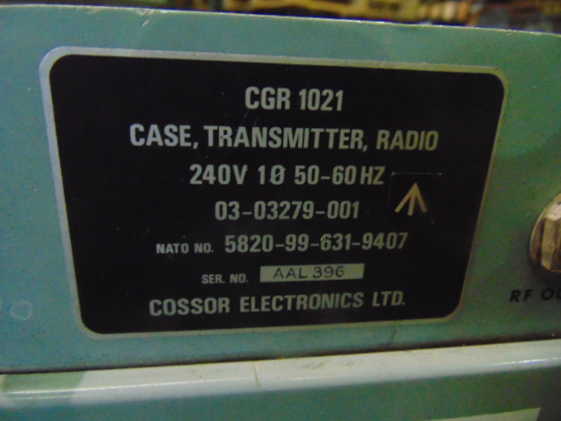 2 x Cossor CGR 1021 Radio Transmitter Cases - Image 4 of 9