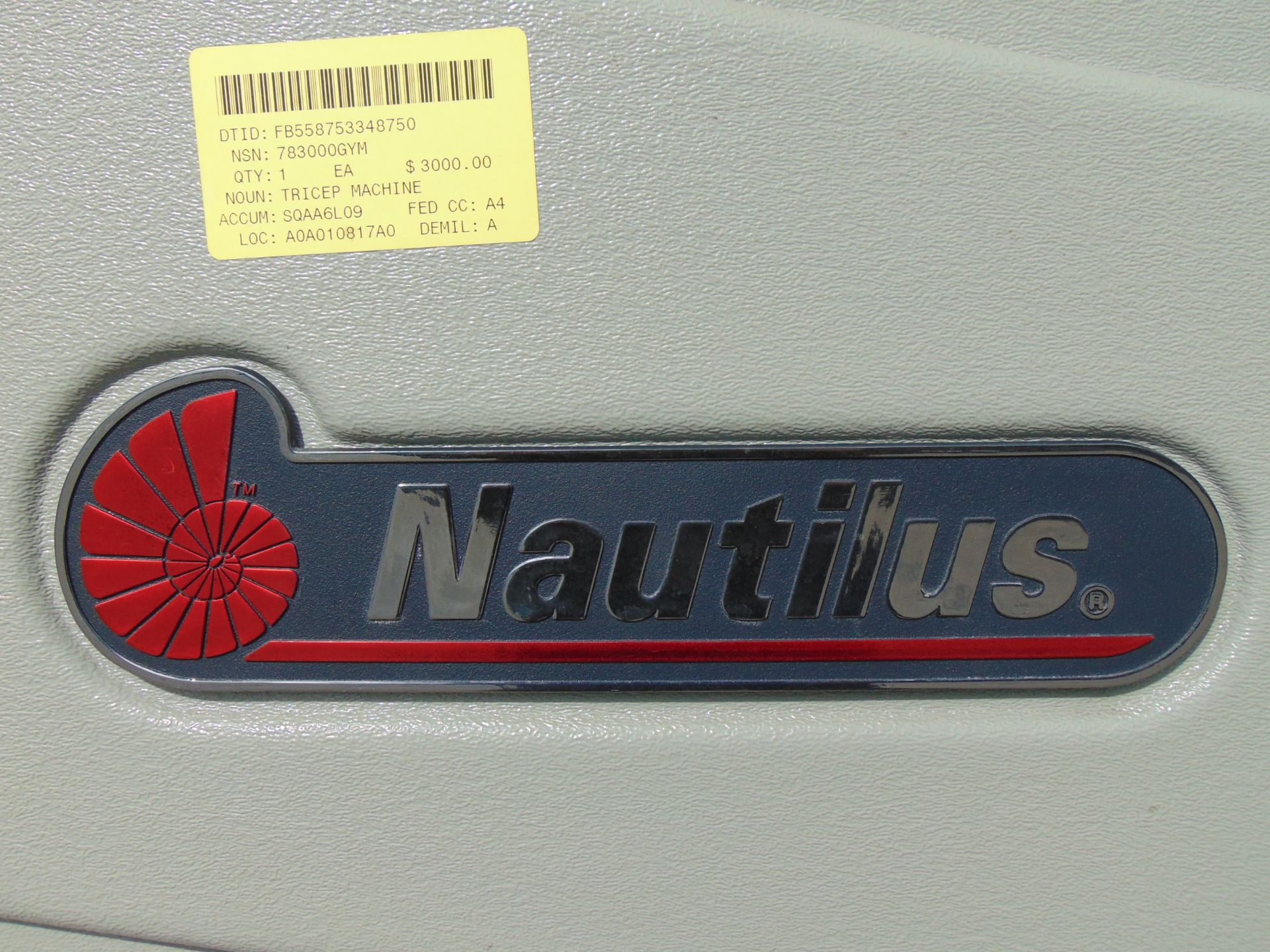 Nautilus Multi-Tricep Exercise Machine - Image 11 of 12