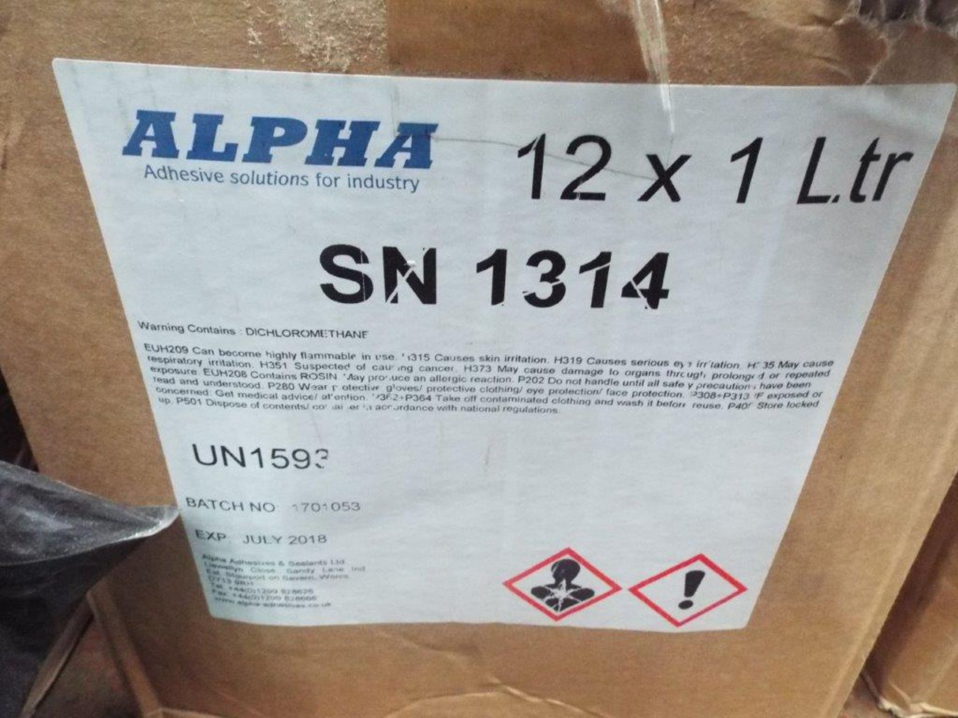 Approx 26 x Unissued Cans of Alpha SN1314 Brushable Adhesive - Image 2 of 3
