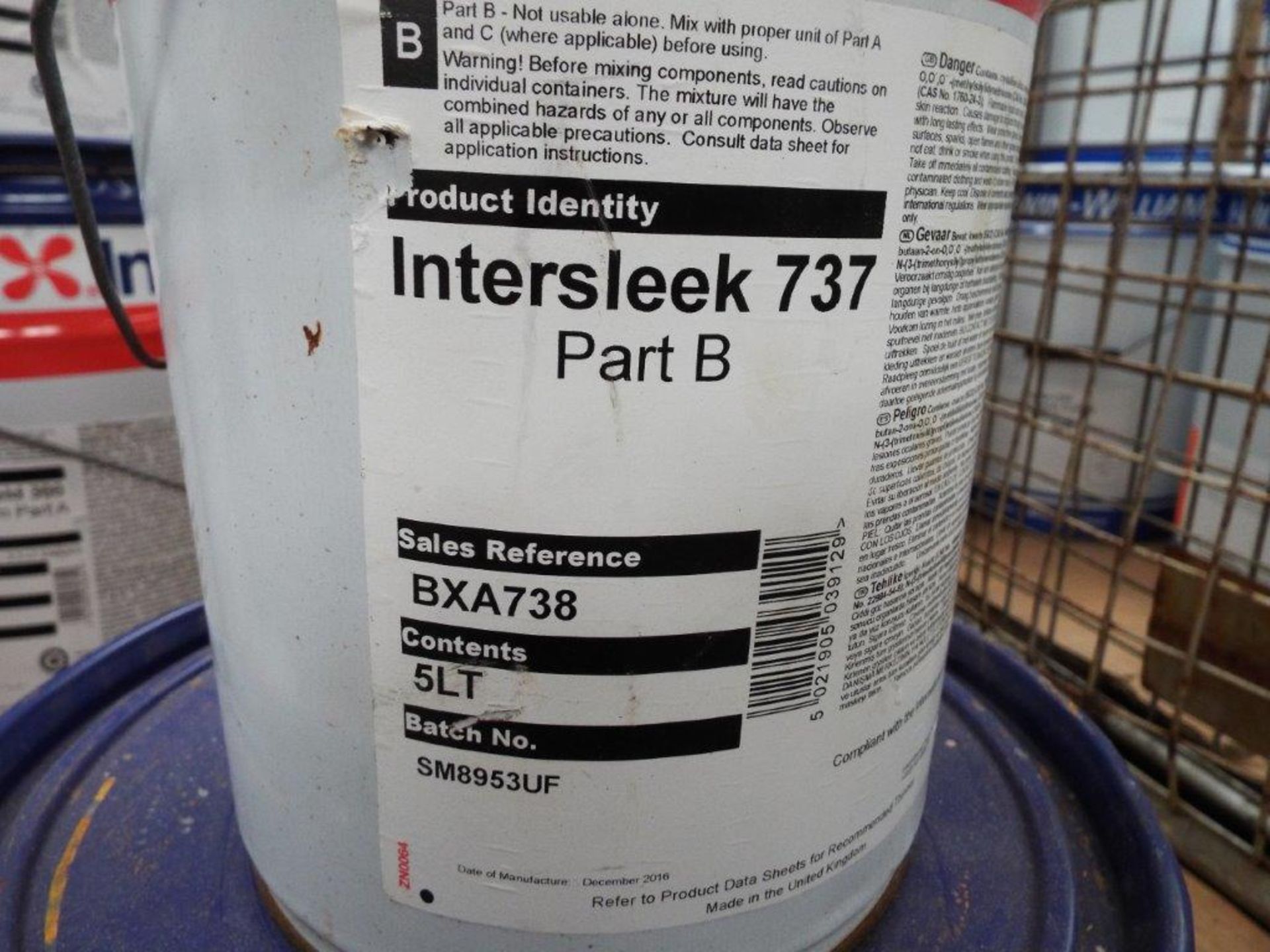5 x Mixed Unissued Cans of Intershield/Intergard/Intersleek 2-Part Protective Coatings - Image 7 of 9