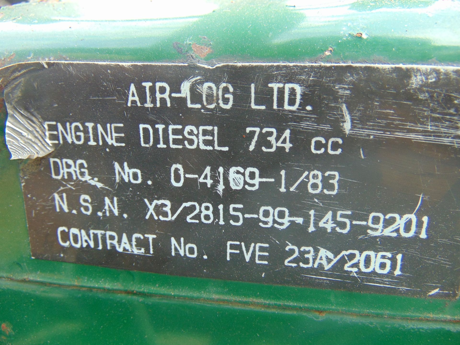 Lister Petter Air Log 4169 A 5.6 KVA Diesel Generator - Bild 17 aus 17