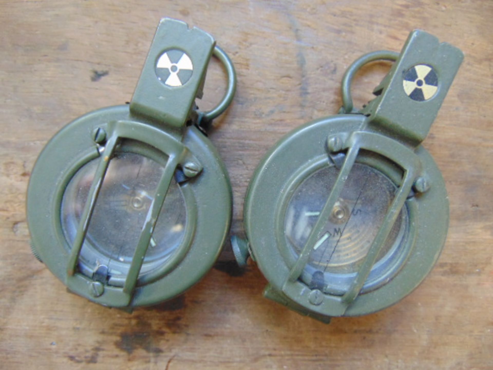 2 x Genuine British Army Stanley Prismatic Marching Compass' - Image 4 of 6