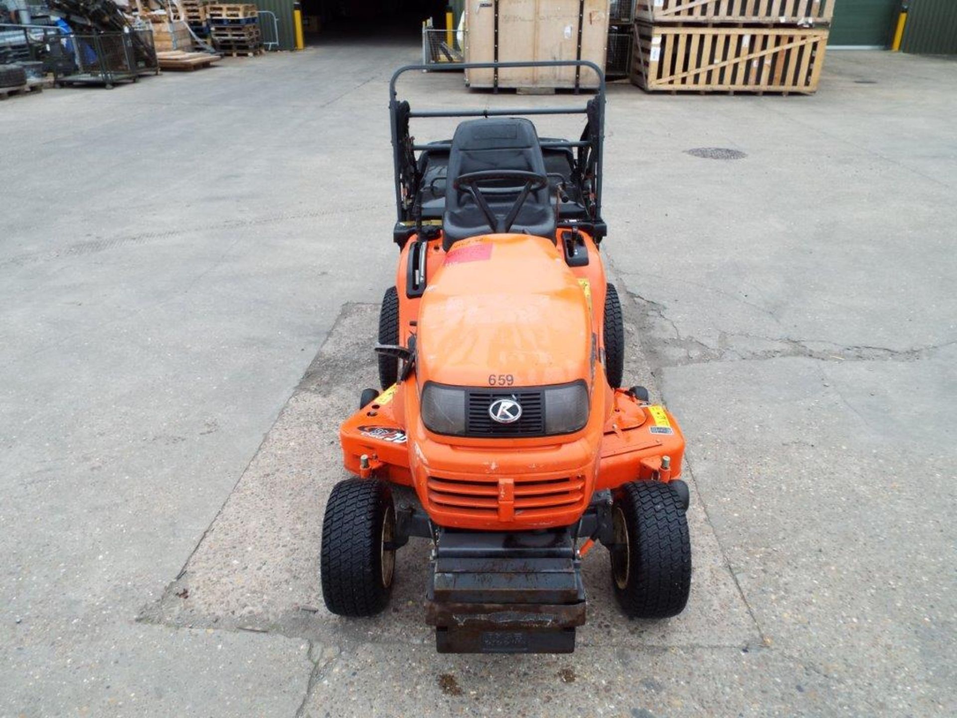 2008 Kubota G21 Ride On Mower with Glide-Cut System and High Dump Grass Collector - Image 2 of 26