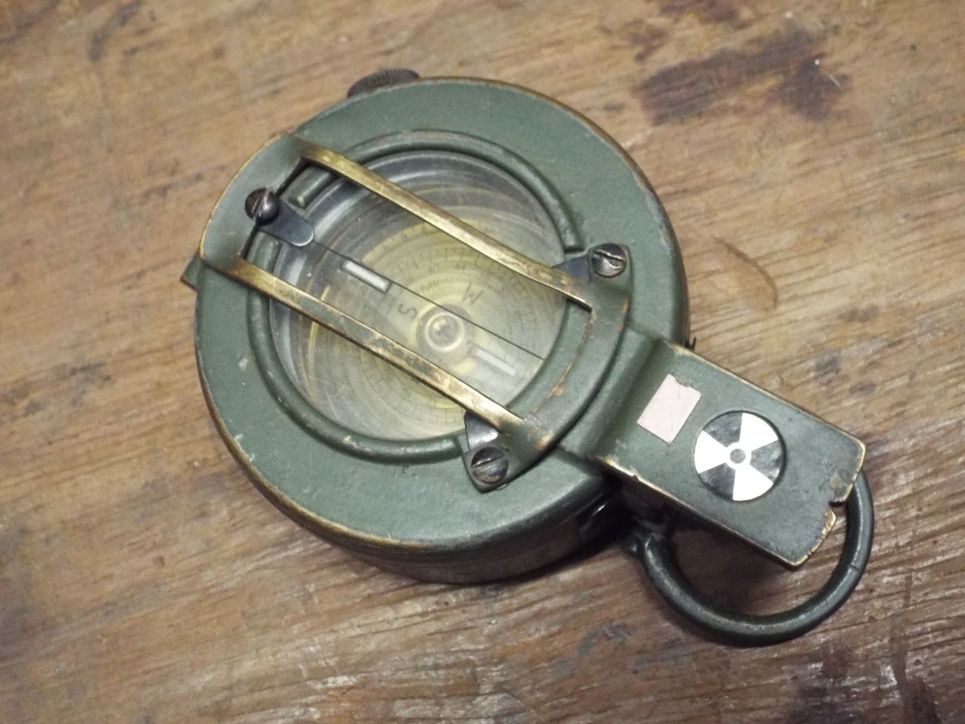 Genuine British Army Stanley Prismatic Marching Compass - Image 3 of 4