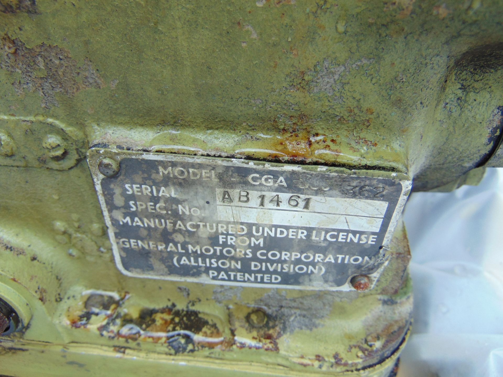 FV432 Allison CGA 362 Gearbox - Image 8 of 8
