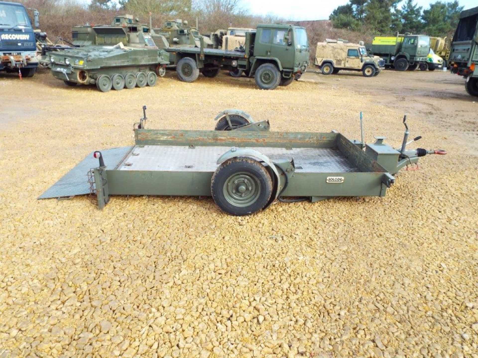 Single Axle Lolode King Hydraulic Lowering Trailer - Image 9 of 21