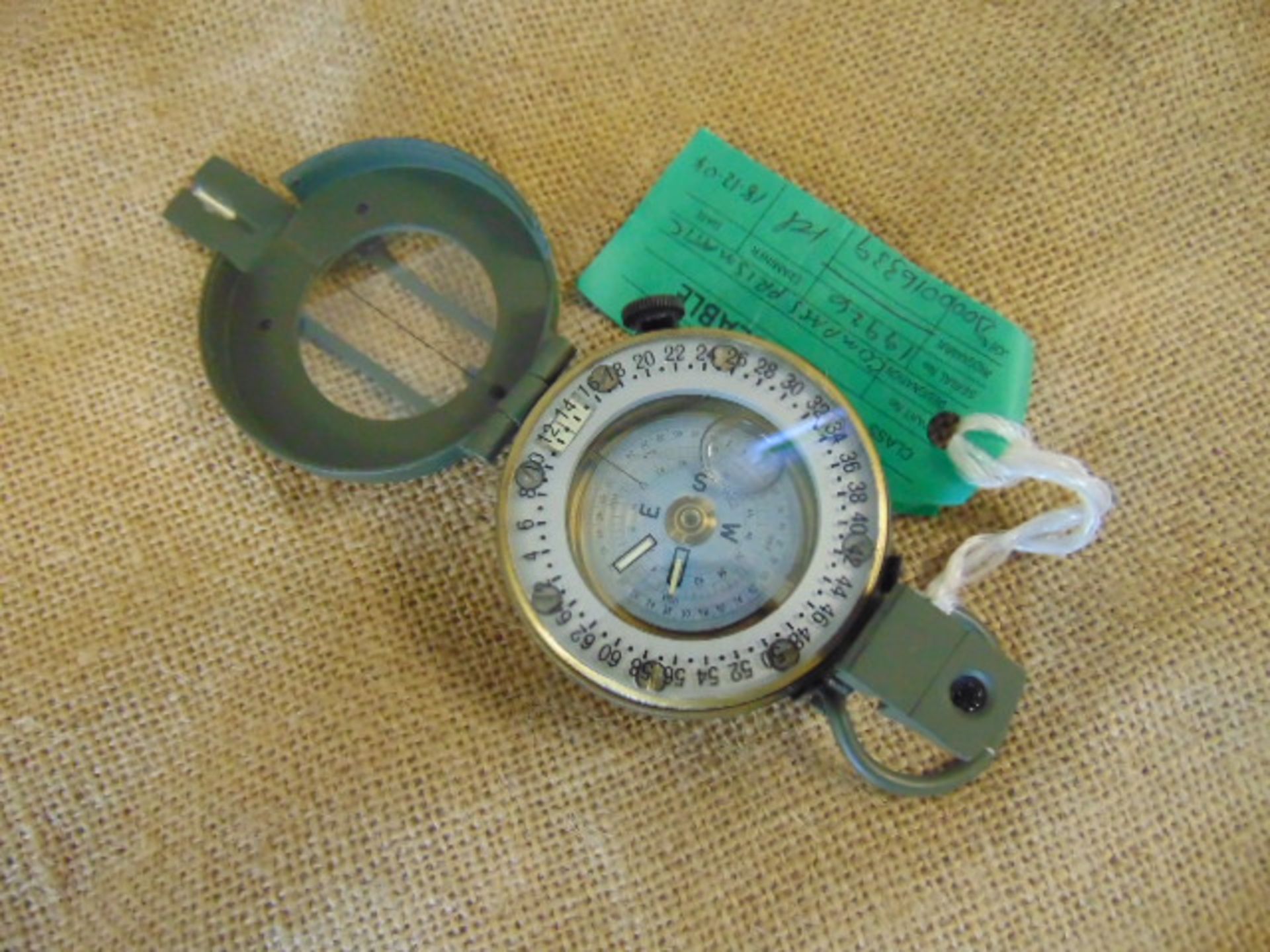 Genuine British Army Stanley Prismatic Marching Compass