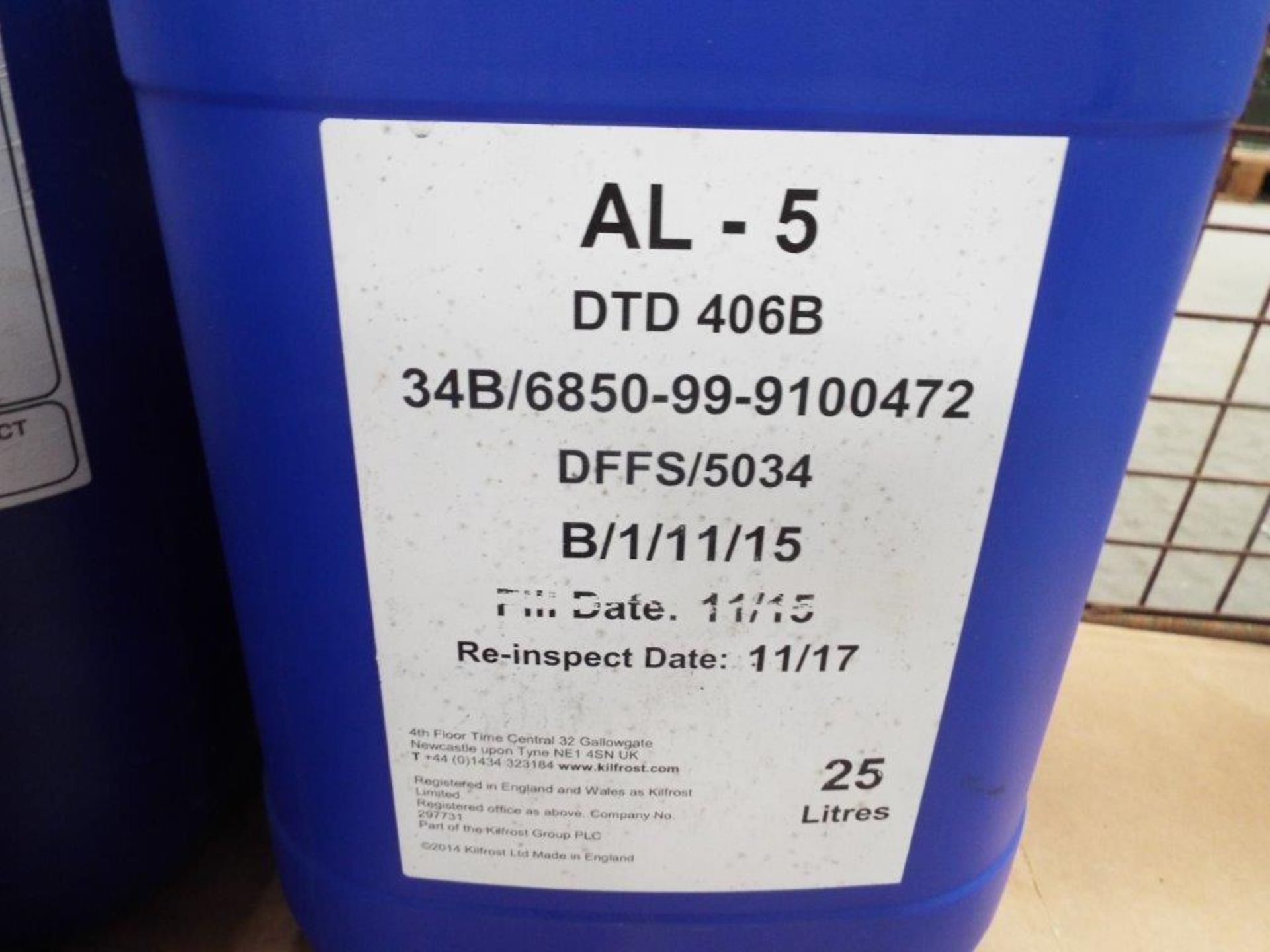 3 x Unissued 25L Drums of AL-5 and 1 x AL-11 Anti Freeze - Image 2 of 4