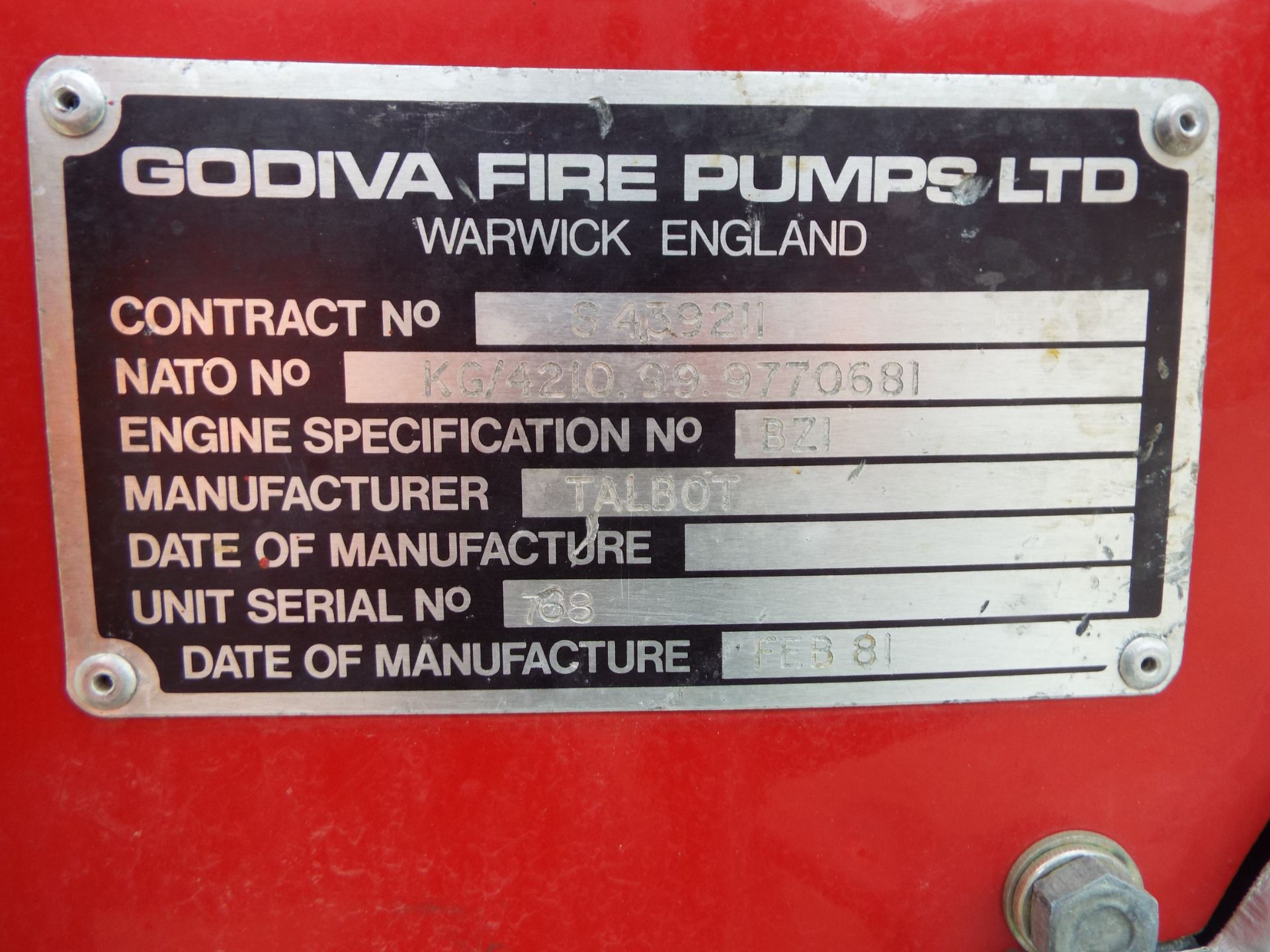 Heavy Duty Godiva Water Pump - Image 7 of 7