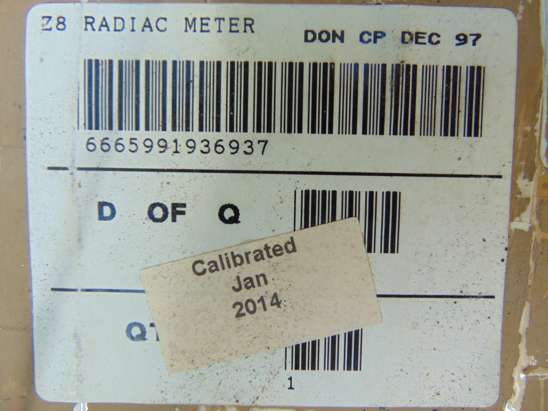 Unissued Z8 Radiac Meter - Image 10 of 10