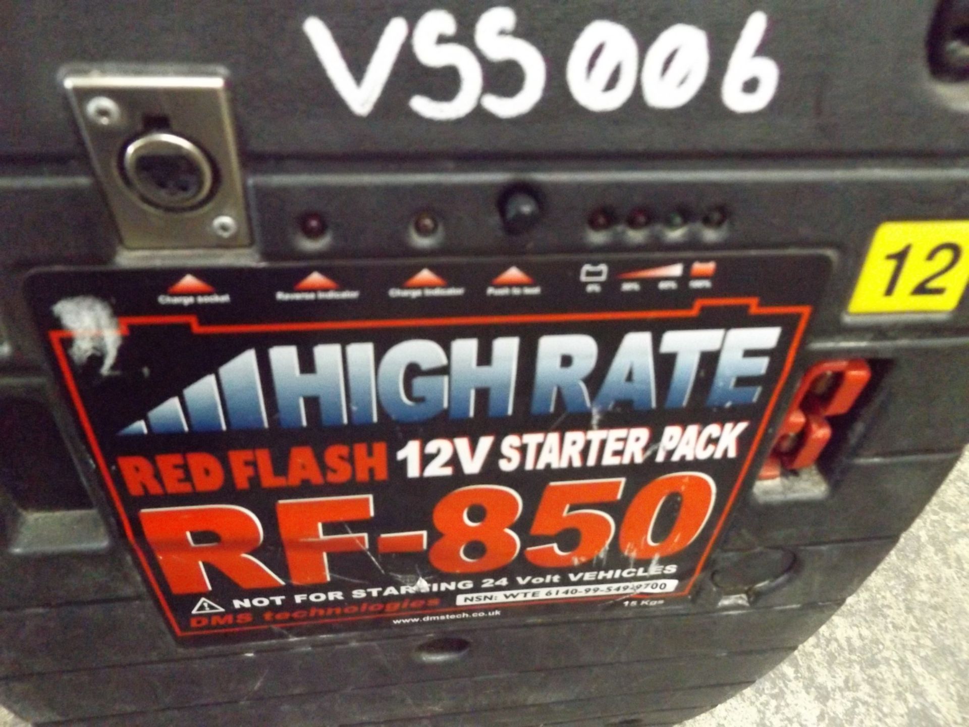 High Rate RF-850 12V Battery Pack - Image 3 of 3