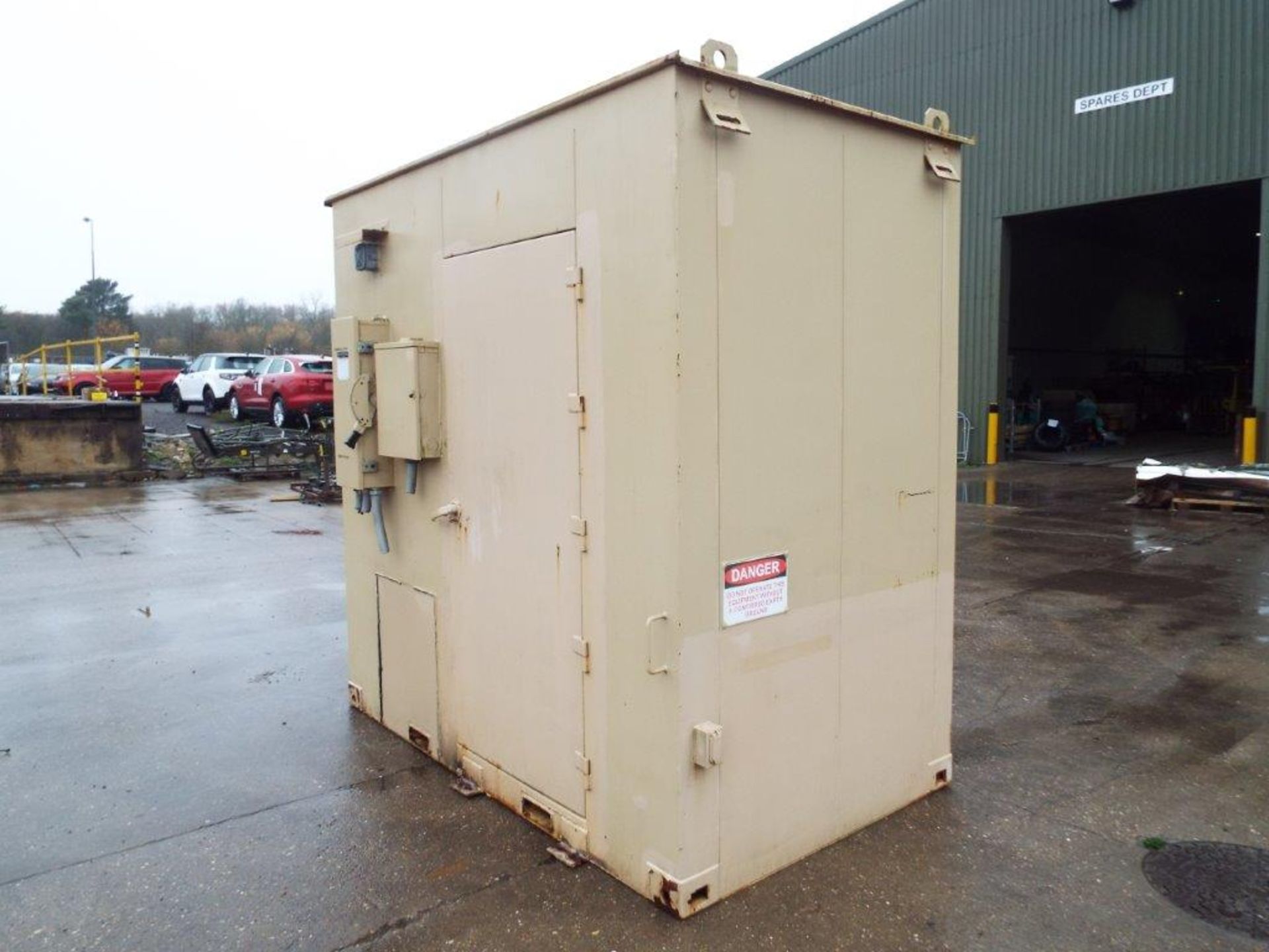 Heavy Duty Steel Portable Storage Unit C/W Twist Locks, Air Con, Electrics, Lights etc - Image 2 of 19