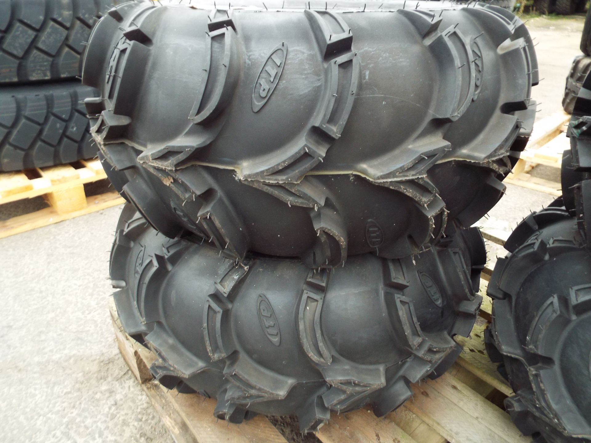 4 x ITP Mud Lite AT26x12-12 ATV/Quad Tyres with Rims - Bild 6 aus 7
