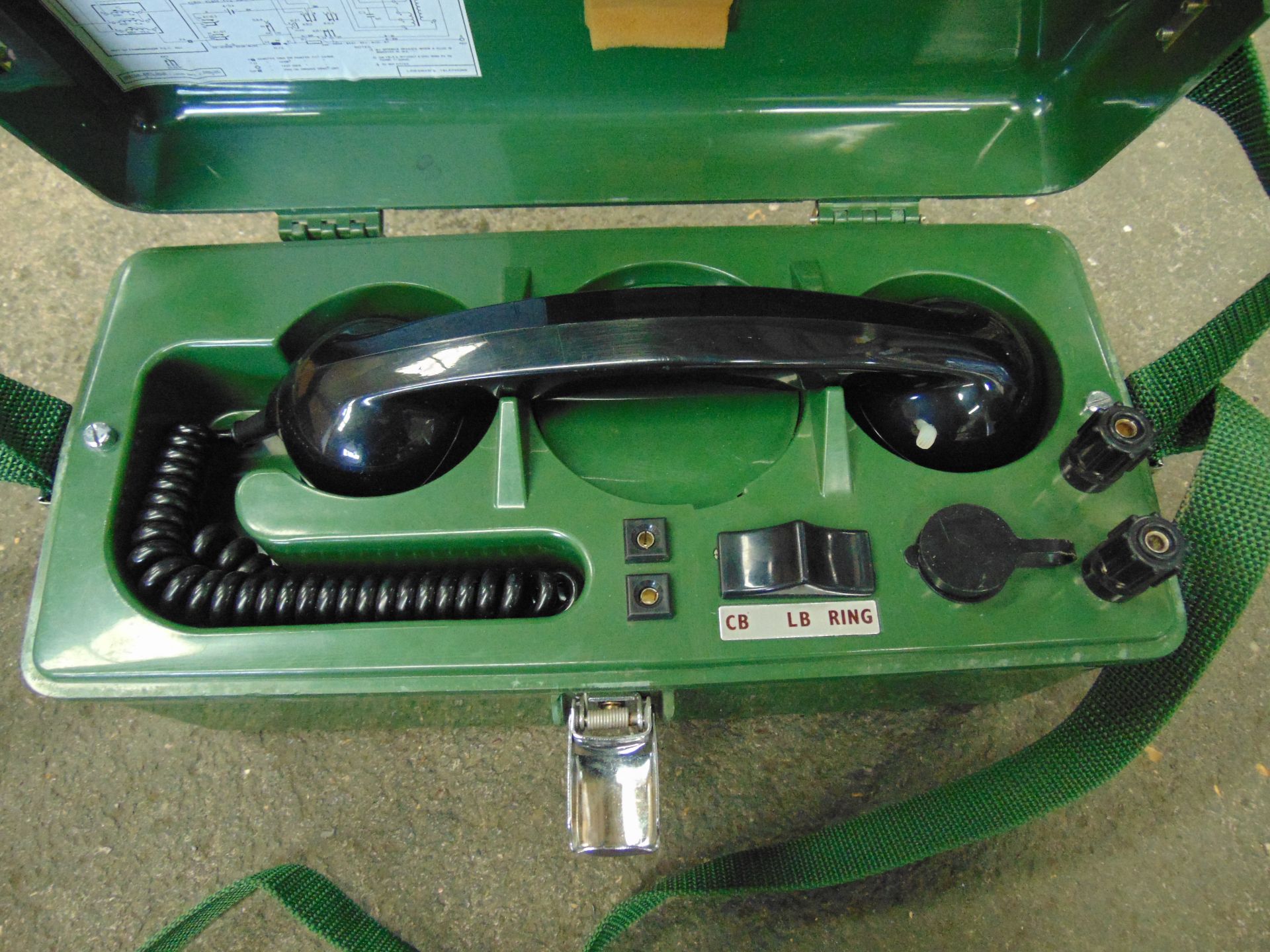 2 x PTC 405 Field Telephones - Bild 2 aus 4