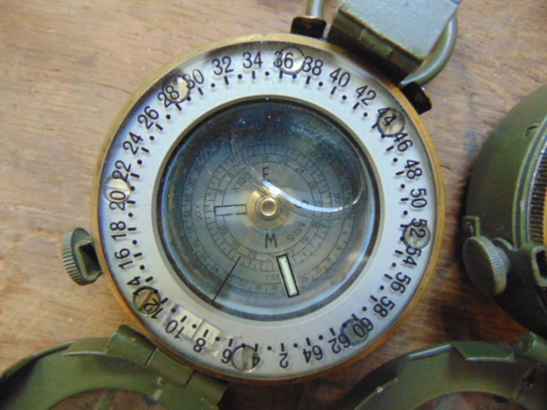 2 x Genuine British Army Stanley Prismatic Marching Compass' - Image 2 of 6