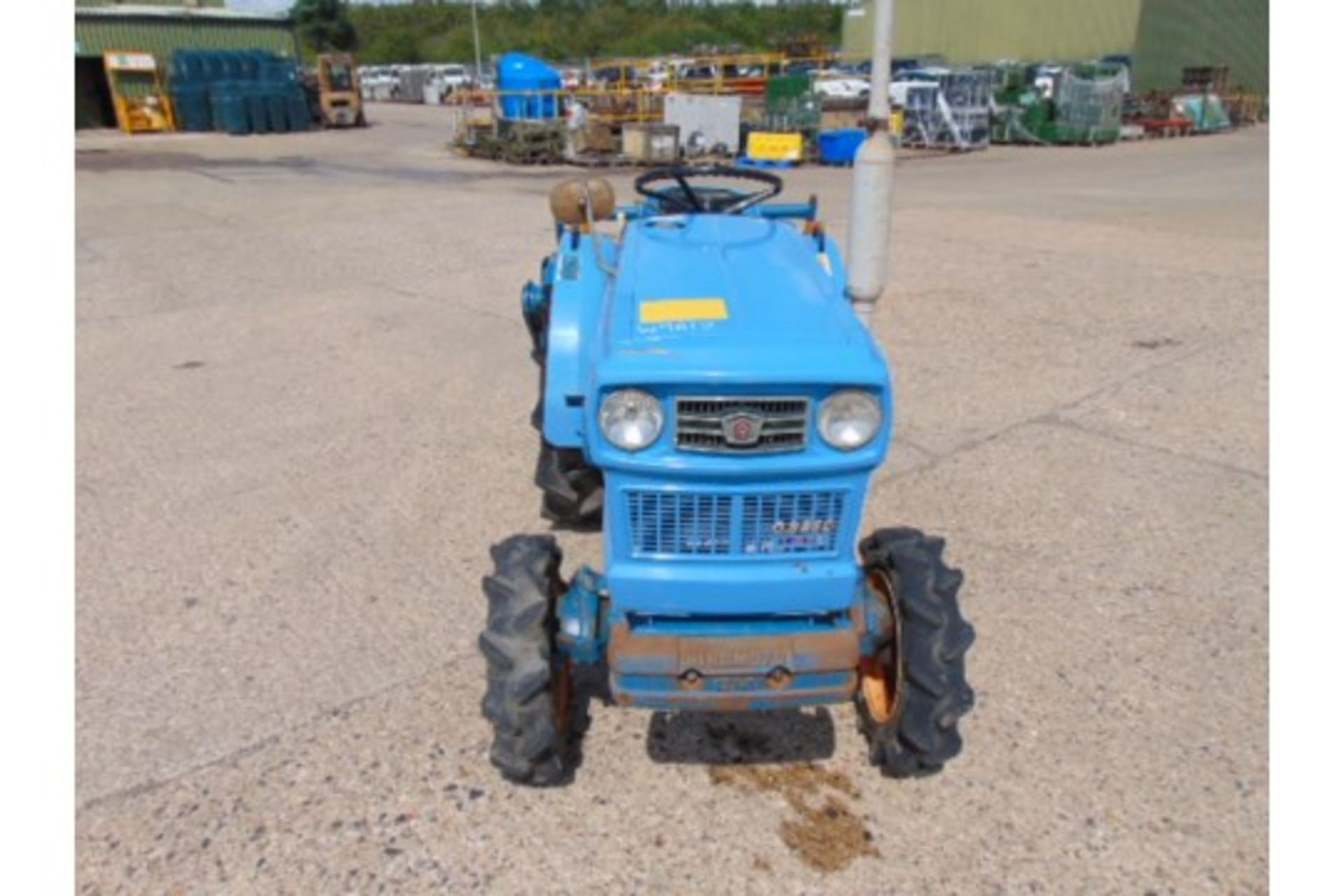 Hinomoto E14D Tractor 4 x 4 c/w DS1201 Rotovator - Image 2 of 18