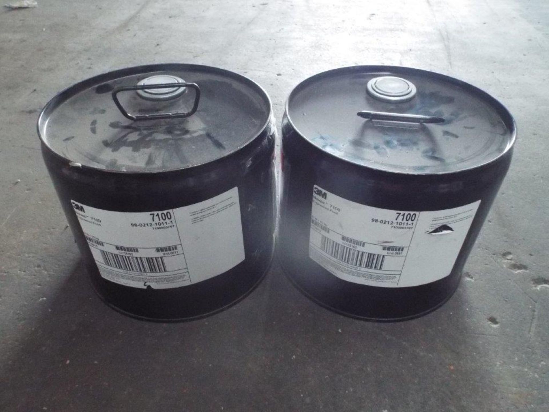 2 x Unissued 15Kg Drums of 3M Novec 7100 Engineered Fluid