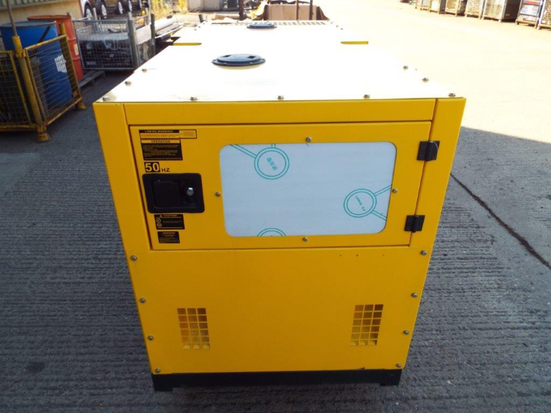 UNISSUED WITH TEST HOURS ONLY 40 KVA 3 Phase Silent Diesel Generator Set - Image 14 of 18