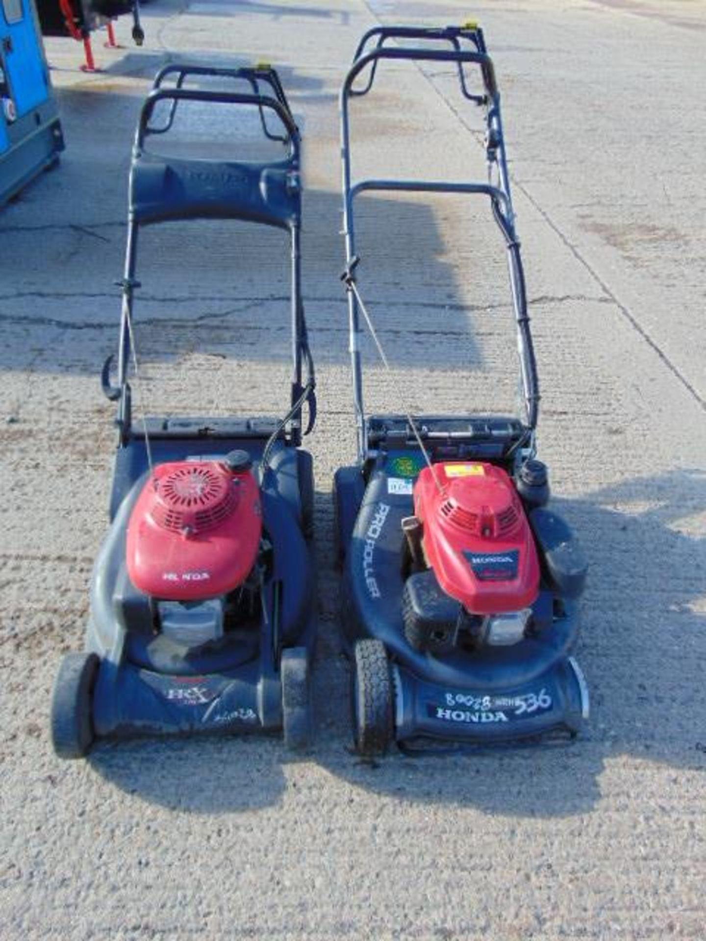 2 x Honda Lawnmowers