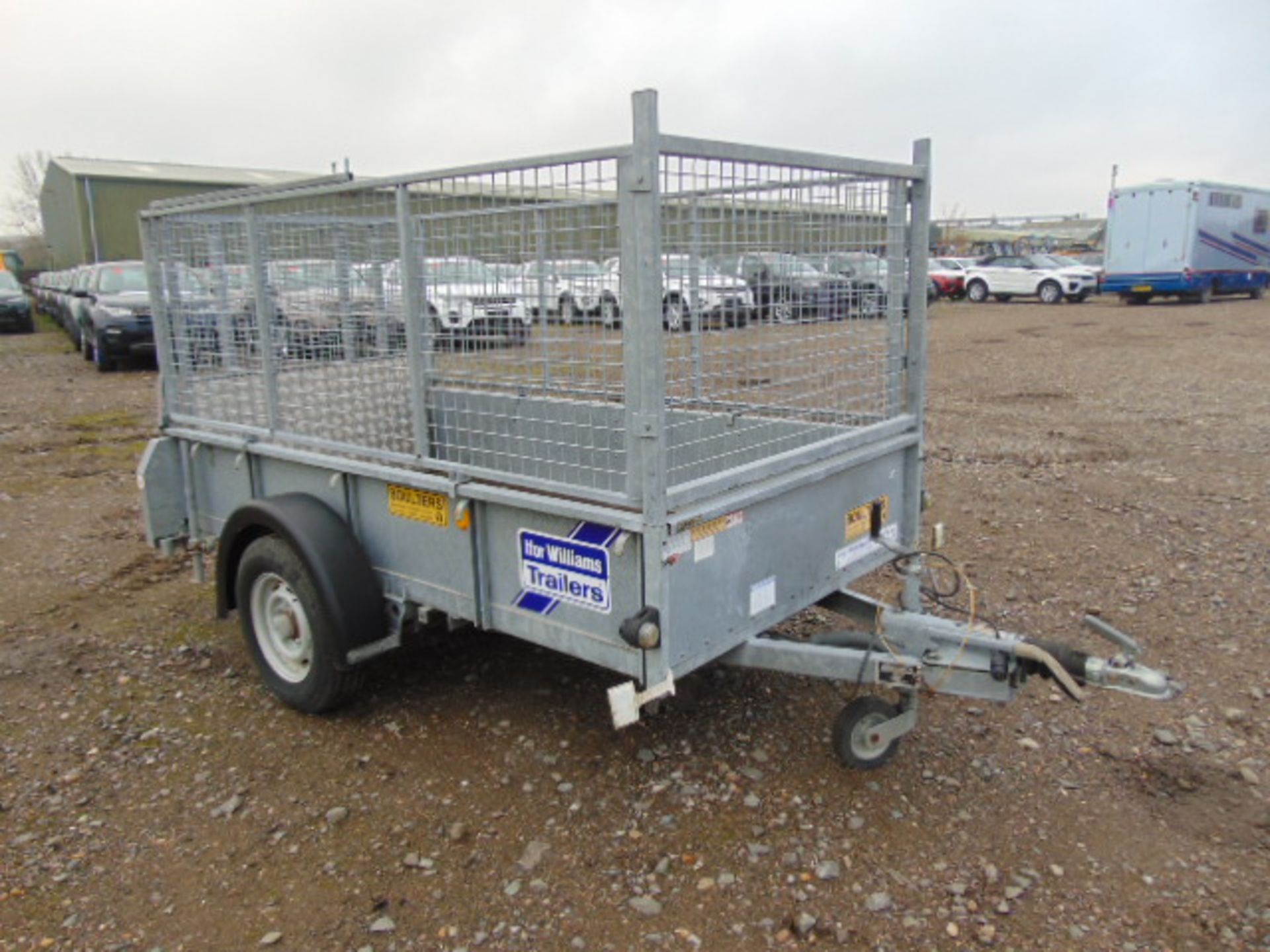 Ifor Williams GD84 Single Axle Cage Trailer c/w Loading Ramp