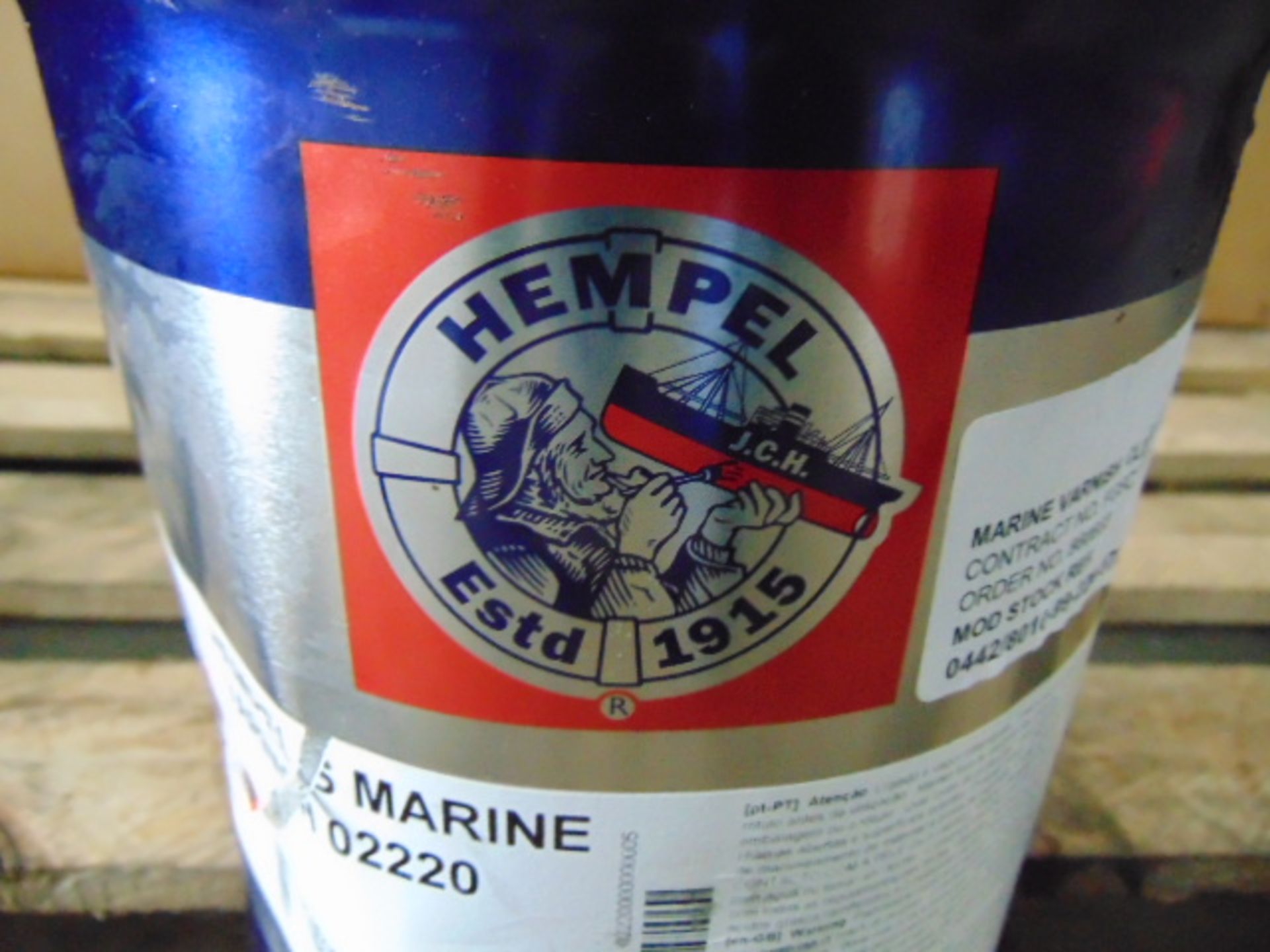 1 x Unissued 2.5L Tin of Hempel 02220 Marine Varnish - Bild 2 aus 4