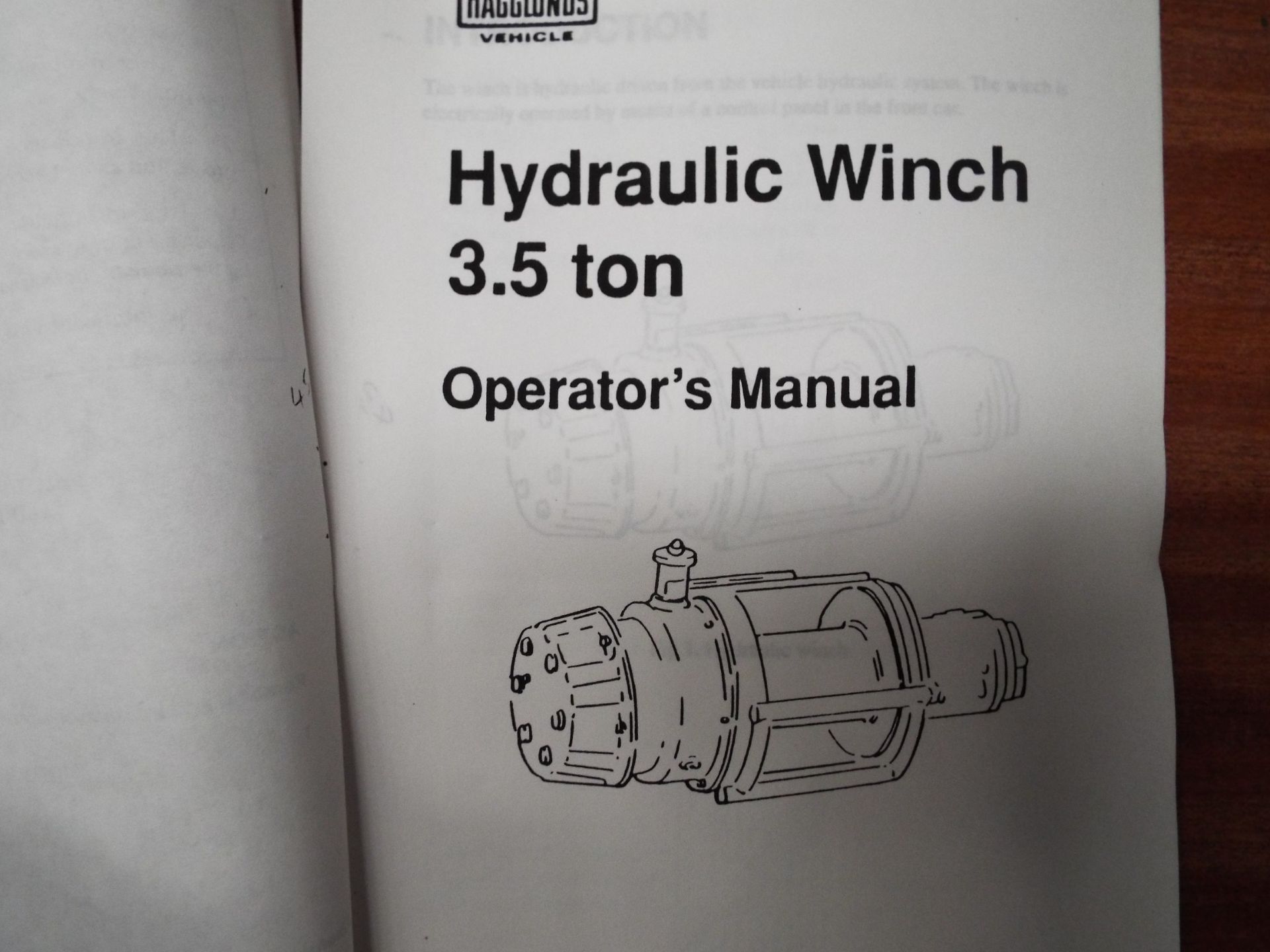 Extremely Rare Hagglunds BV206, Winch and HIAB Operating Manual - Bild 5 aus 6