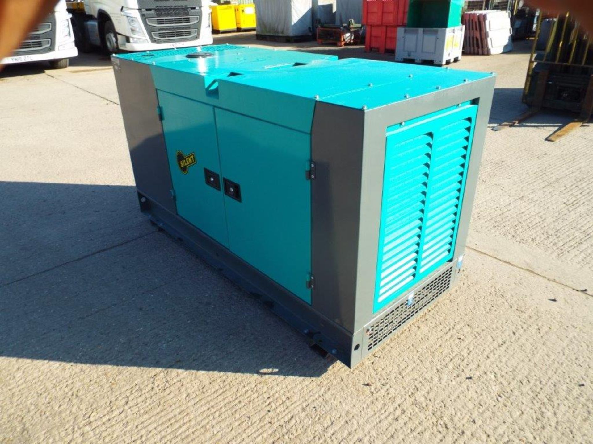 UNISSUED WITH TEST HOURS ONLY 70 KVA 3 Phase Silent Diesel Generator Set - Image 15 of 17