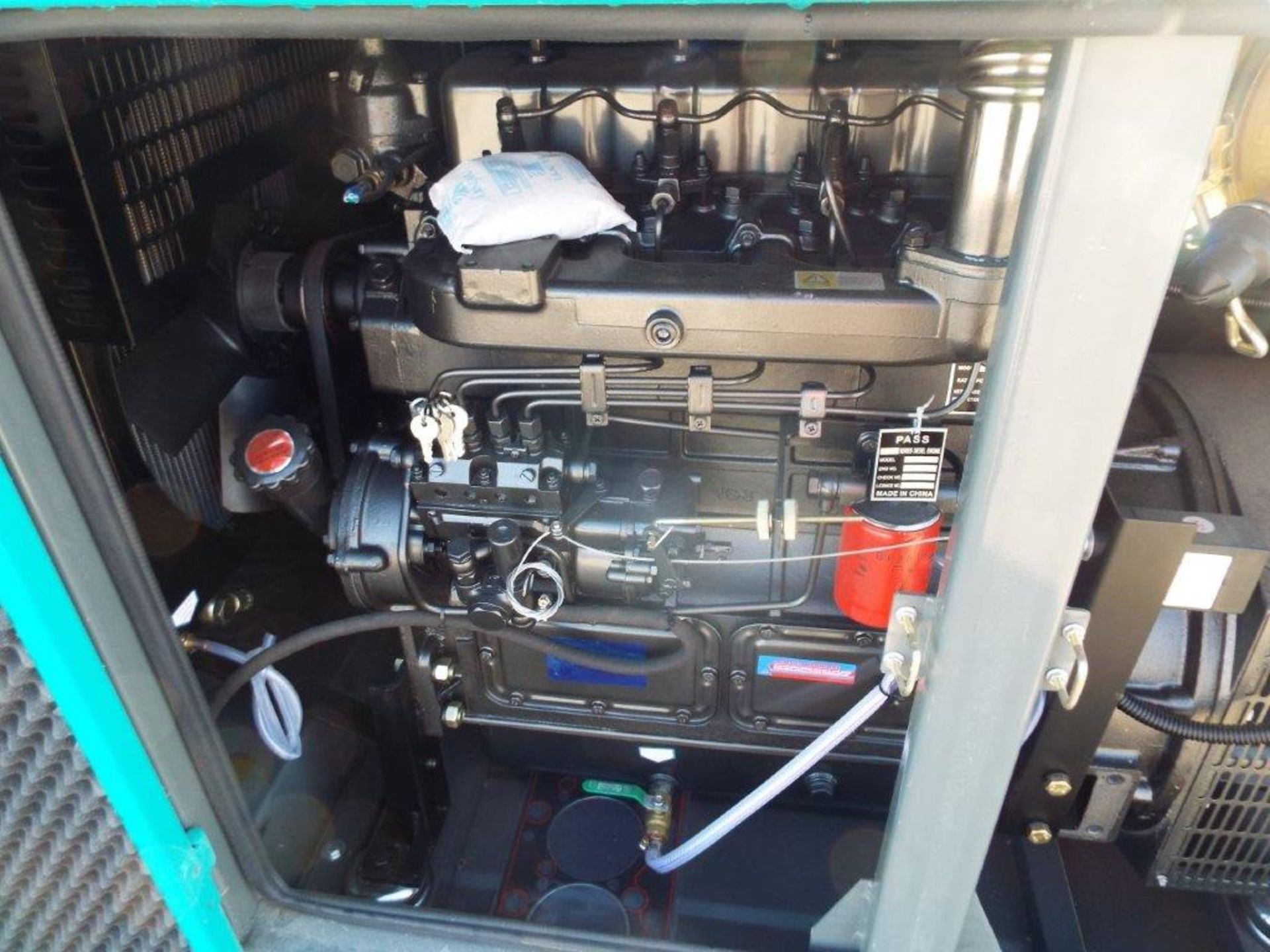 UNISSUED WITH TEST HOURS ONLY 70 KVA 3 Phase Silent Diesel Generator Set - Image 13 of 17