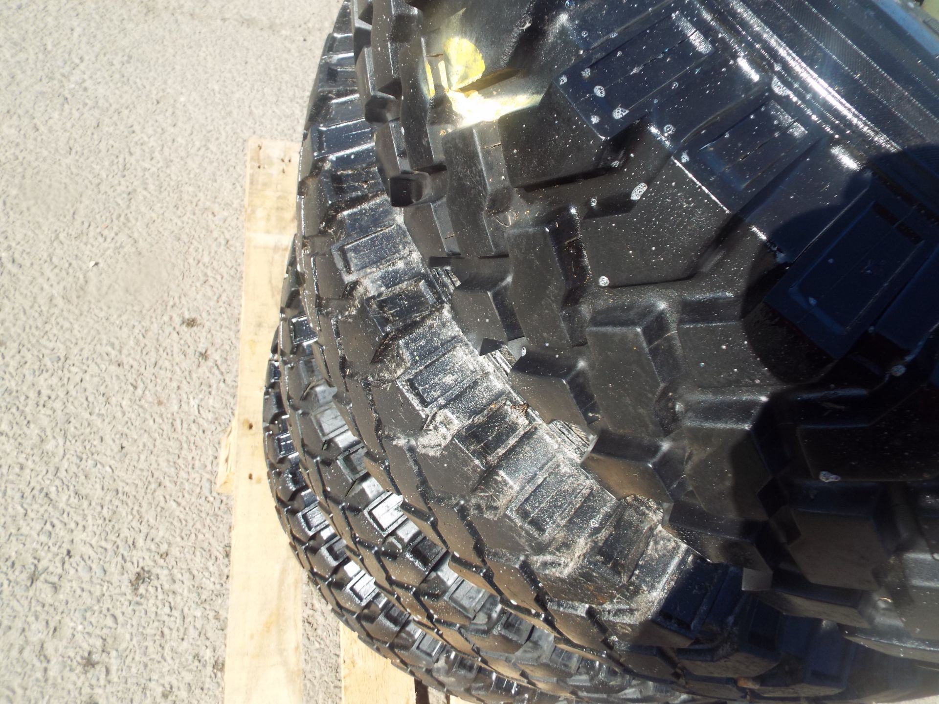 4 x Michelin XZL 8.25 R16 Tyres with Wheel Rims - Image 5 of 6