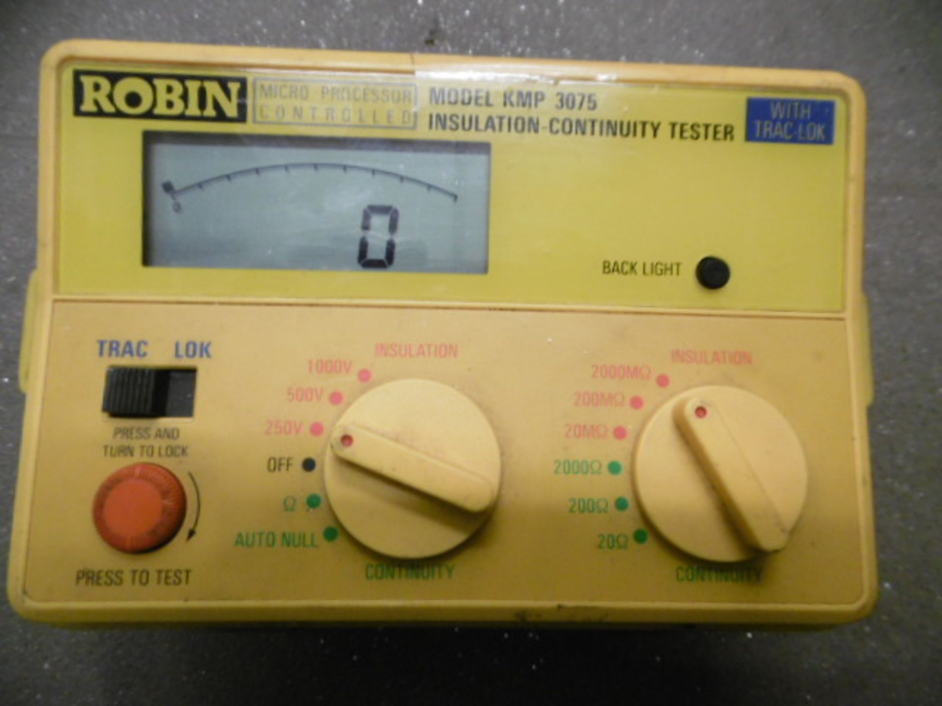 Robin KMP3075DL Continuity and Insulation Test Set - Image 2 of 5