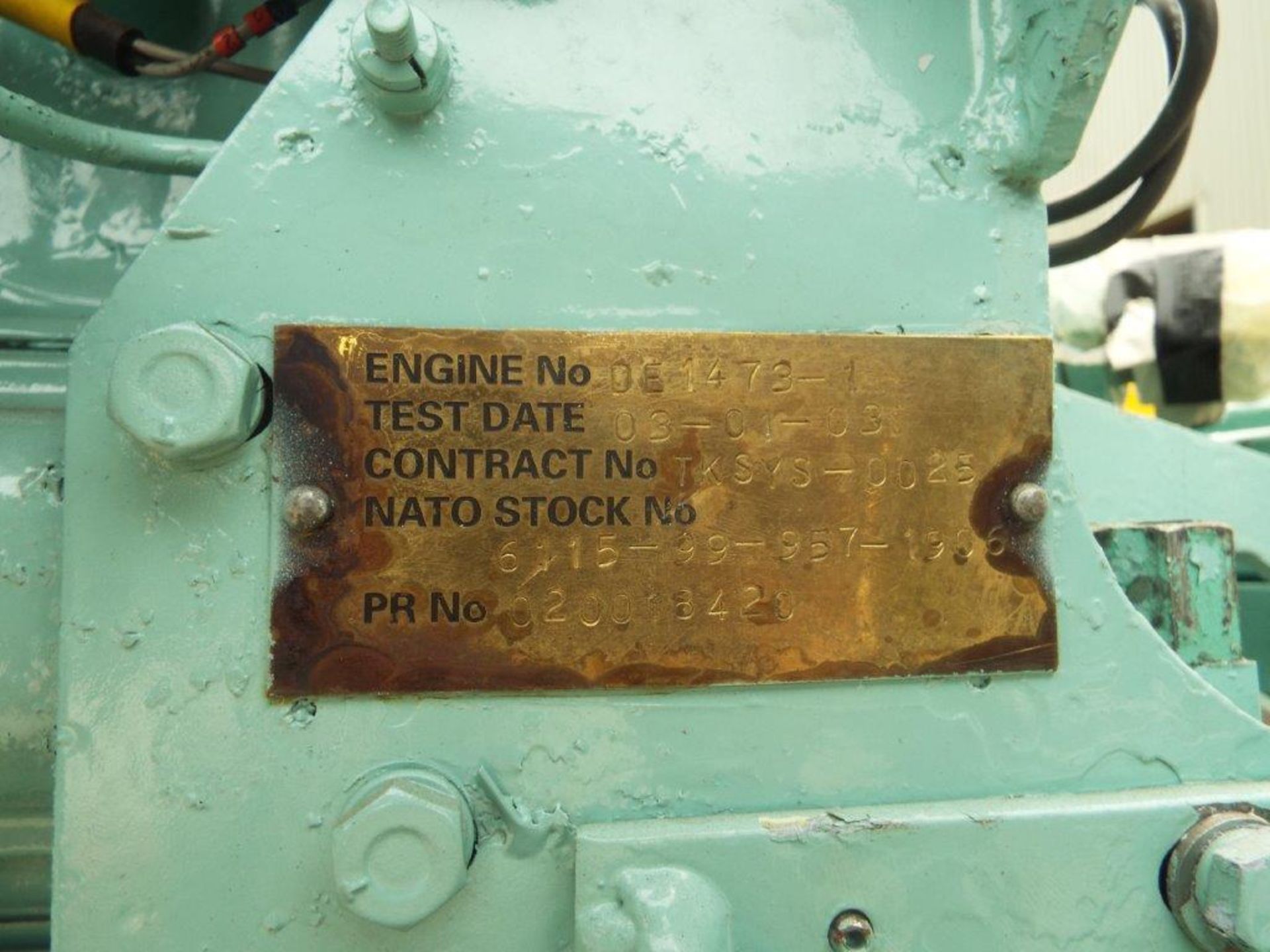 A1 Reconditioned - Perkins 4108 Diesel Engine GUE No1 Mk1 Generator Set - Image 8 of 10