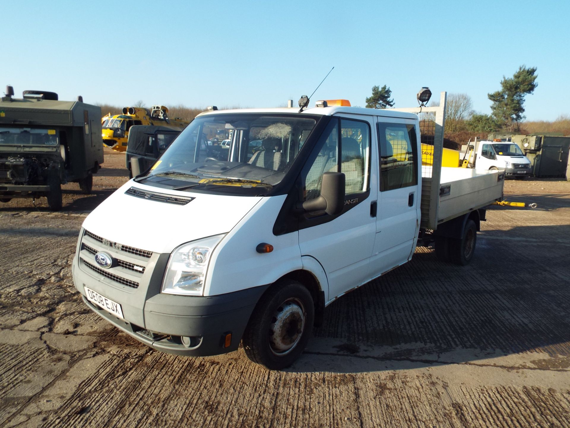 Ford Transit 115 T350L Double Cab Flat Bed Tipper - Image 3 of 19