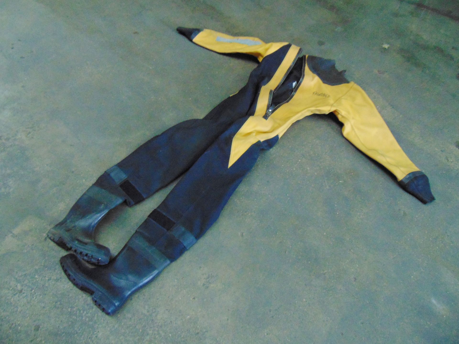 Qty 11 x Ex UK Fire and Rescue Service Mixed Size Dry Suits - Image 2 of 4