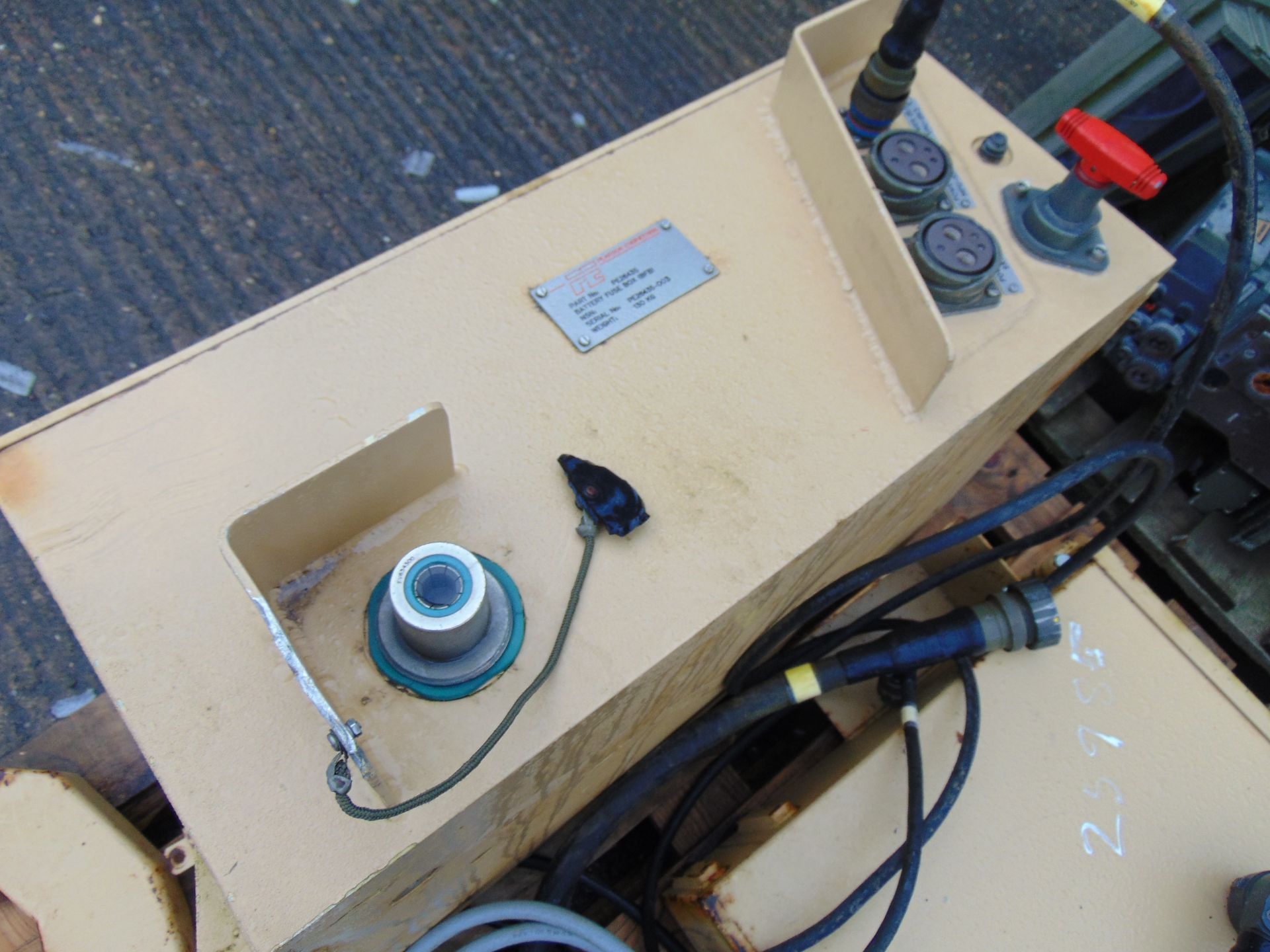 Pearson Mine Plough Battery Fuse Box & Jerry Can Carrier - Image 3 of 3