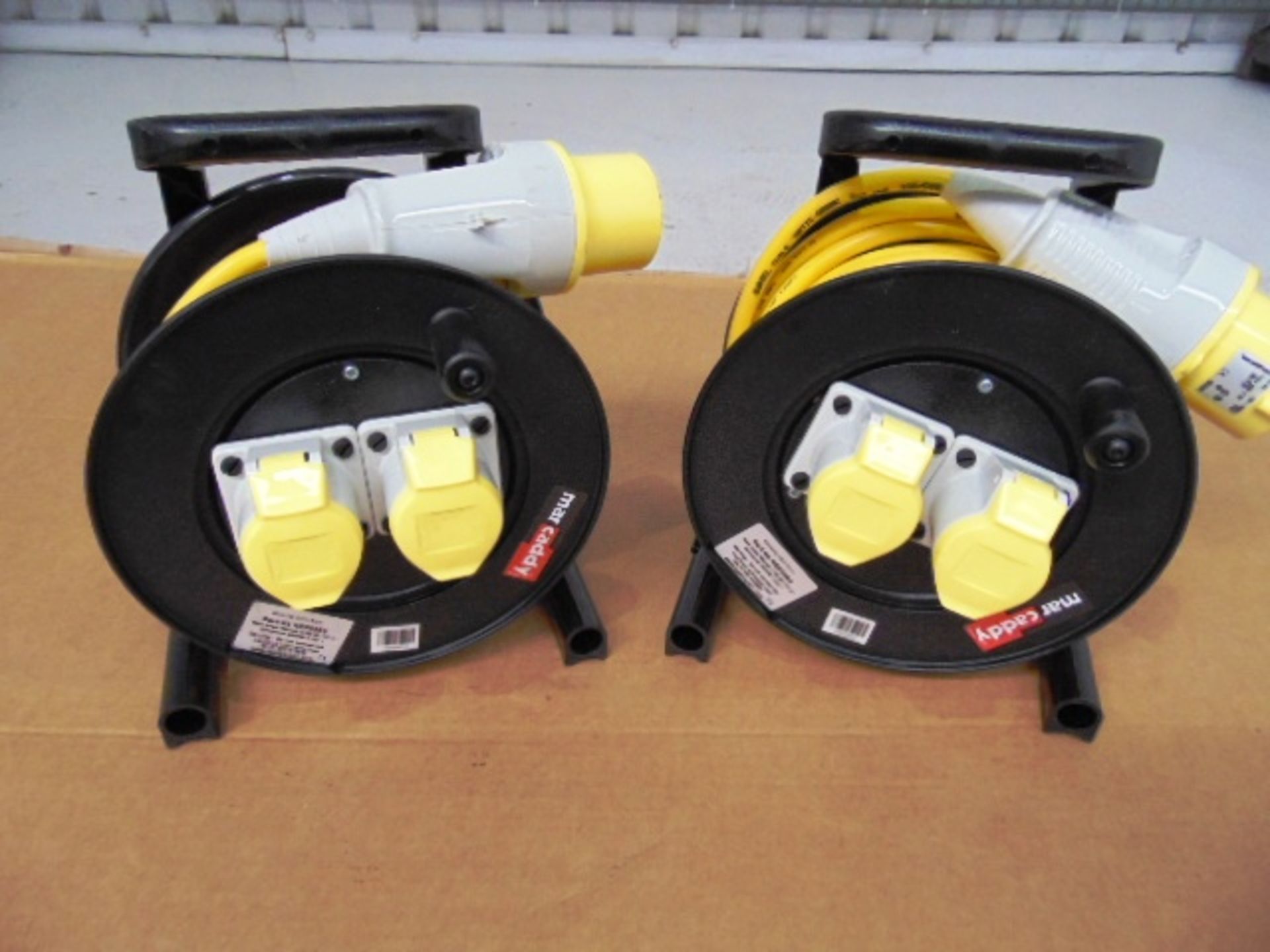 2 x Marcaddy 110V Cable Extension Reels